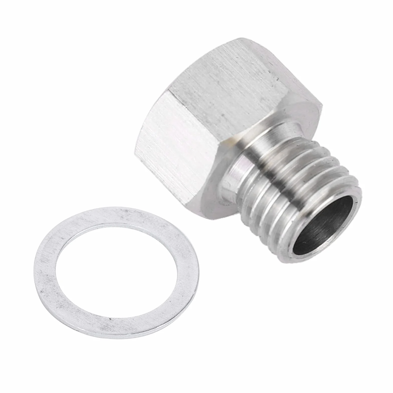 metryczny adapter montażowy, NPT 1/8 "żeński na metryczny M12X1,5 męski adapter do mocowania akcesoriów