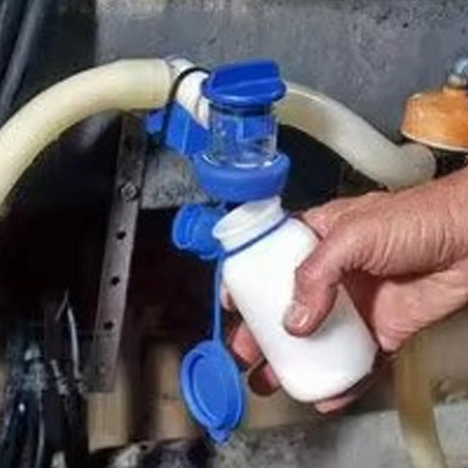 Próbkarka mleka krowiego 200ML, precyzyjne narzędzie do pobierania i analizy mleka, idealne dla hodowców - wytrzymałe akcesoria z PC dla profesjonalnego dojenia