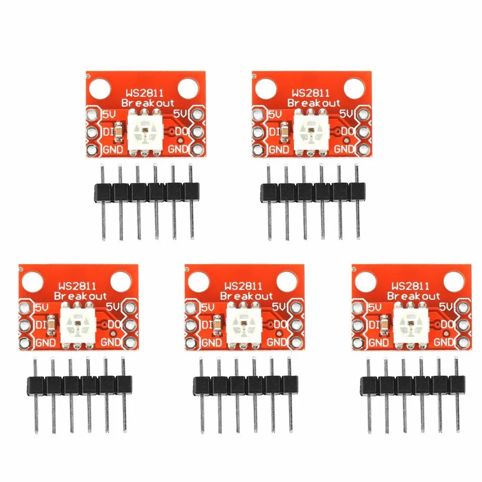 Ws2812 Breakout moduł płytka z niezależnym sterowaniem kolorami Ws2812 płytka do 5050 RGB LED