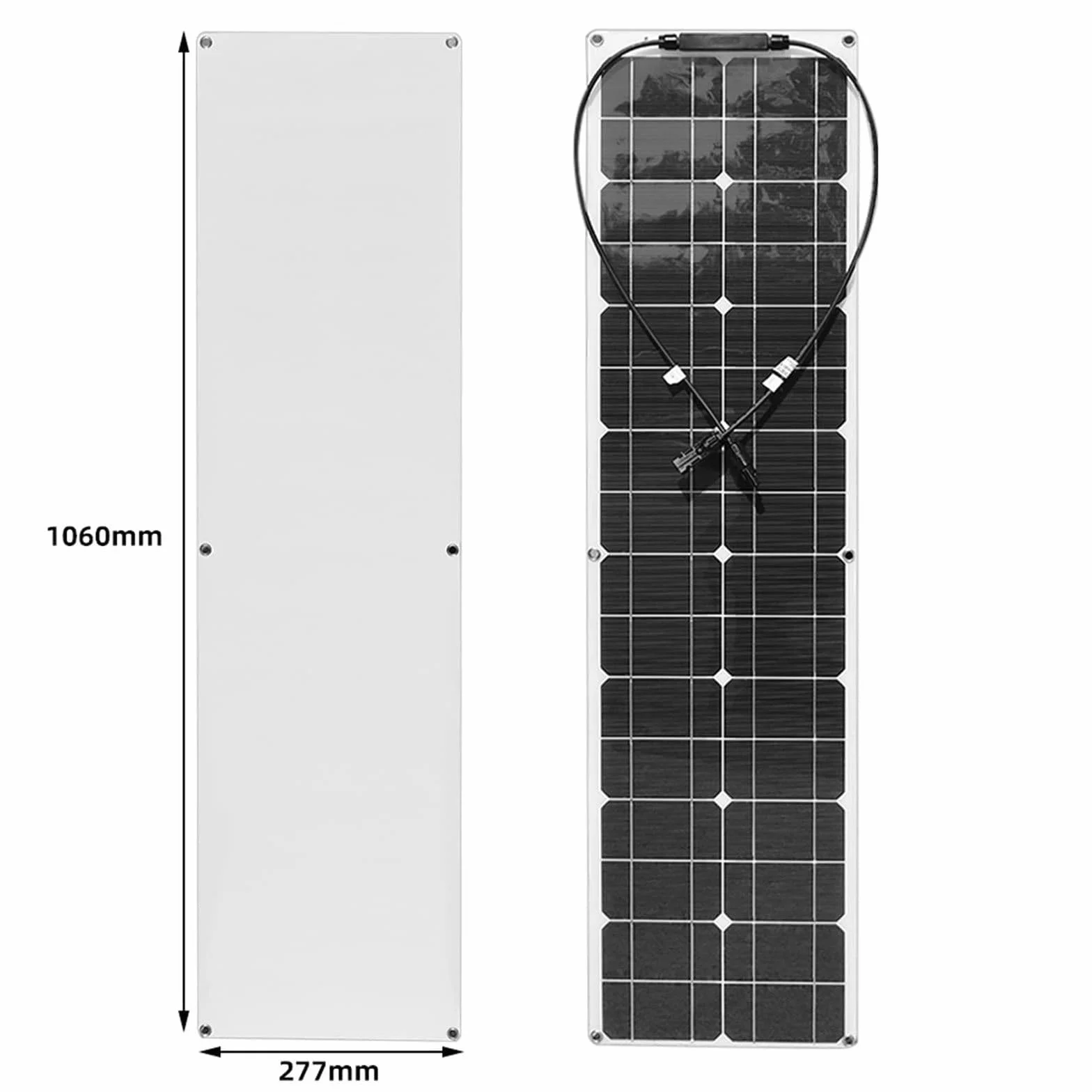Elastyczne panele słoneczne 400 W zestaw 2 szt. monokrystaliczny regulator ładowania 40 A 12-24 V