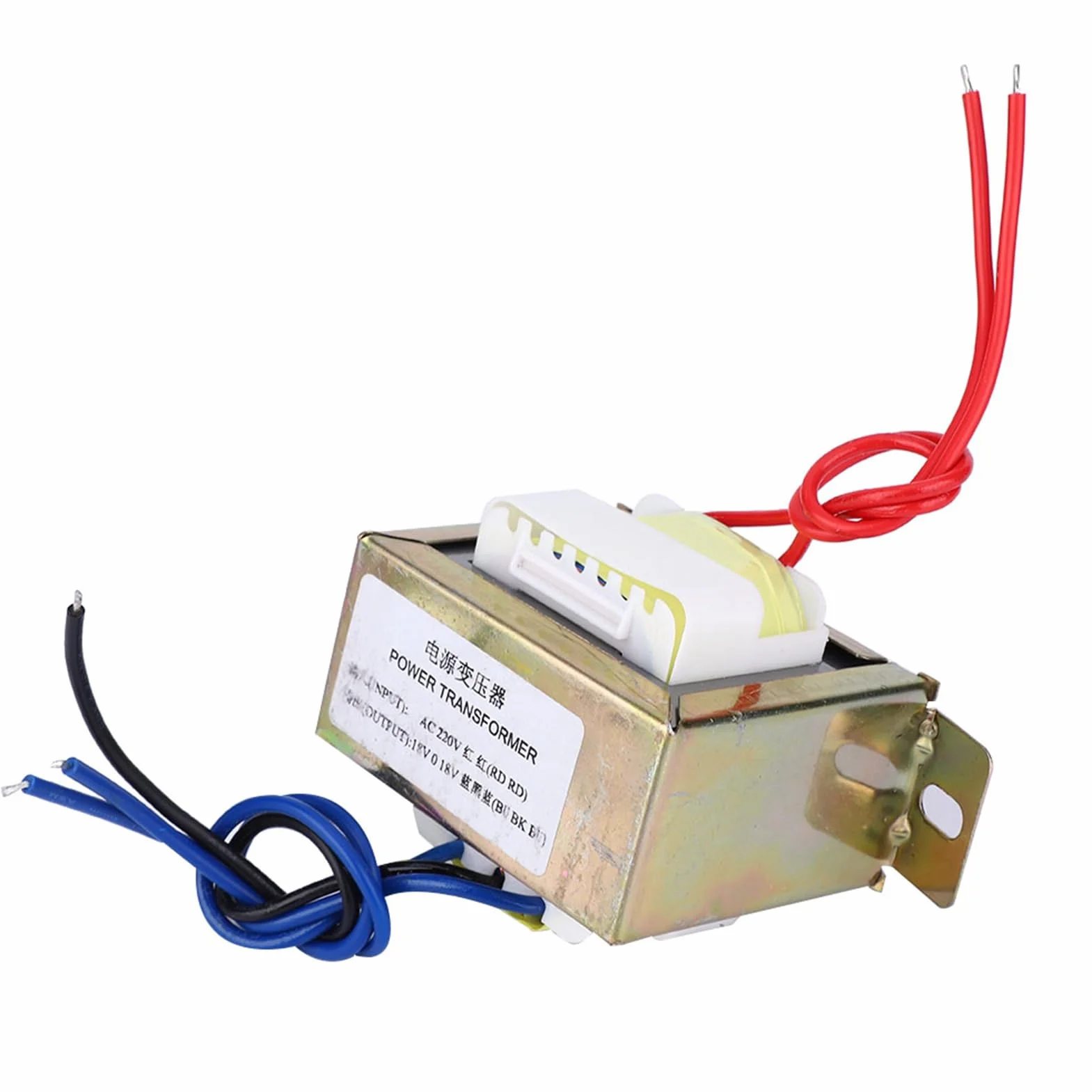 Transformator mocy wzmacniacza 18V 50W AC 220V podwójny transformator elektryczny AC 18V do przedwzmacniacza kart wzmacniacza (94)