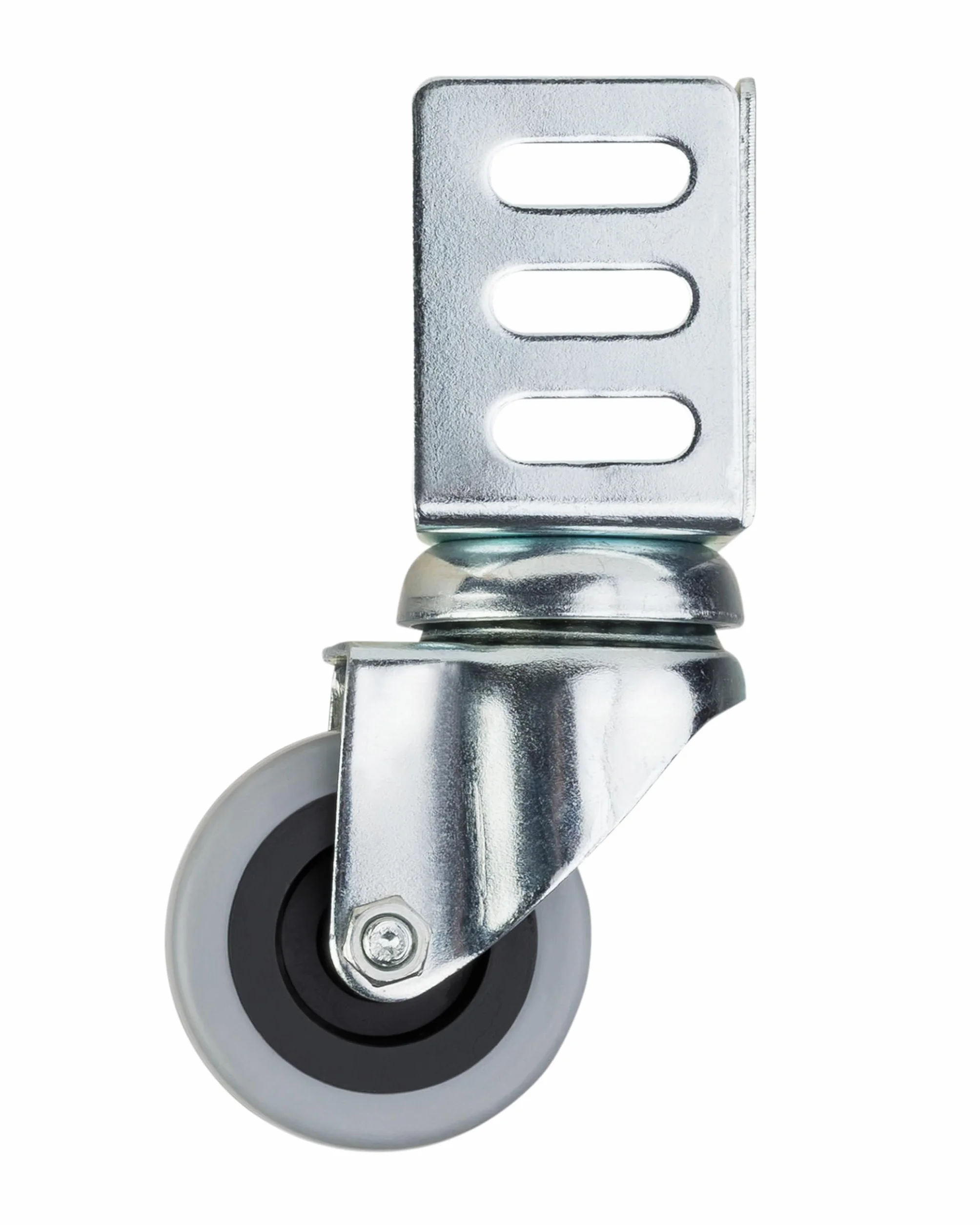 Dörner + Helmer Kółka skrętne z blachą kątową zestaw 4 sztuk 50 mm x 22 mm nośność 120 kg ocynkowane