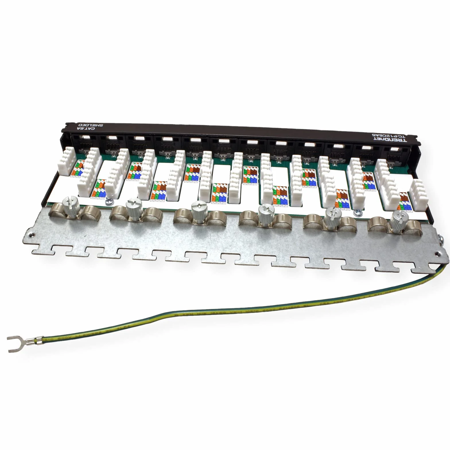 TRENDnet TC-P12C6AS panel krosowy 12-portowy Cat6a ekranowany