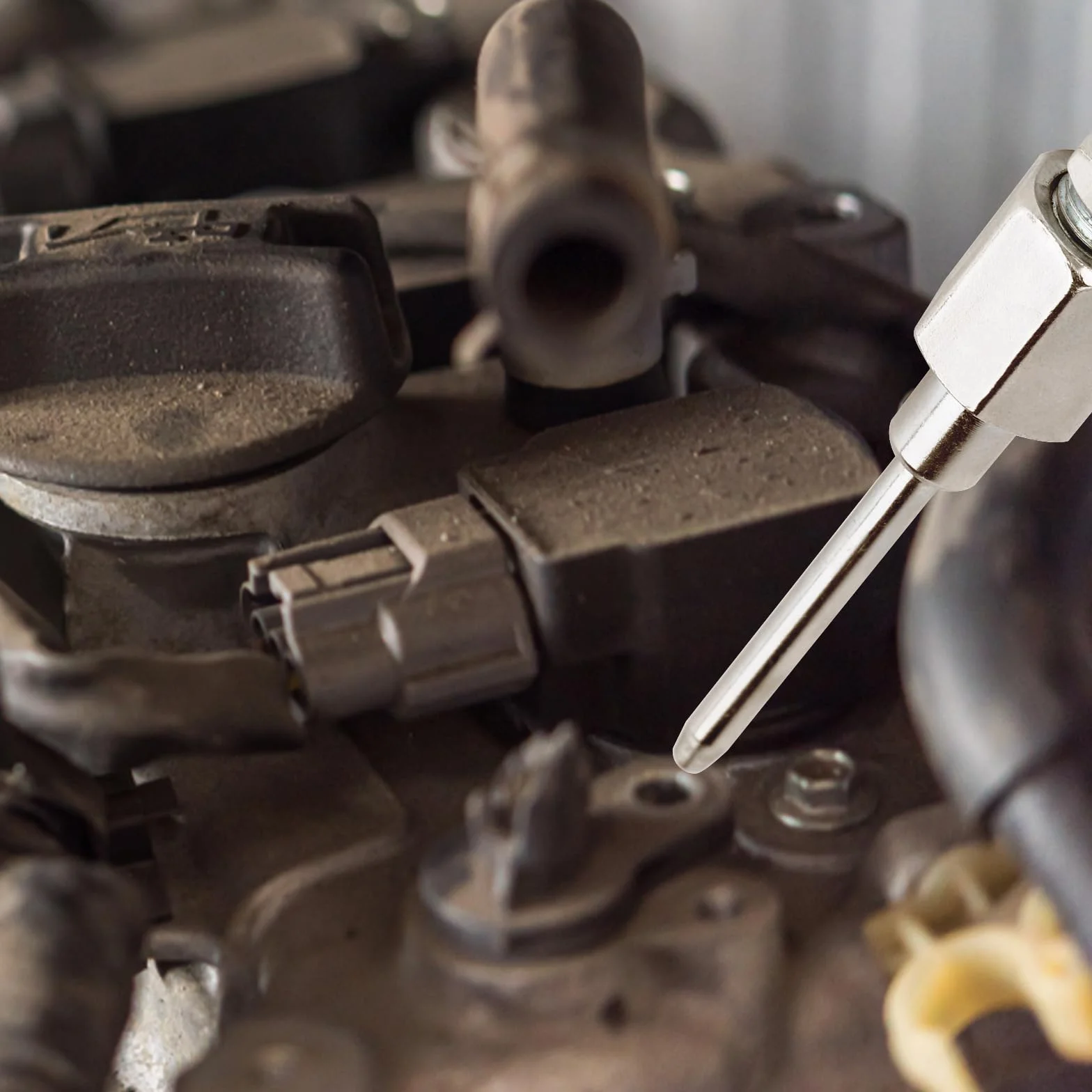 Dysza Iglowa Smaru, Igla Smarowa z Glówka ze Stali Hartowanej Gwintowana Waska Igla Adapter Smarownicy do Smarowania Zlaczy Hydraulicznych i Przeplukiwania