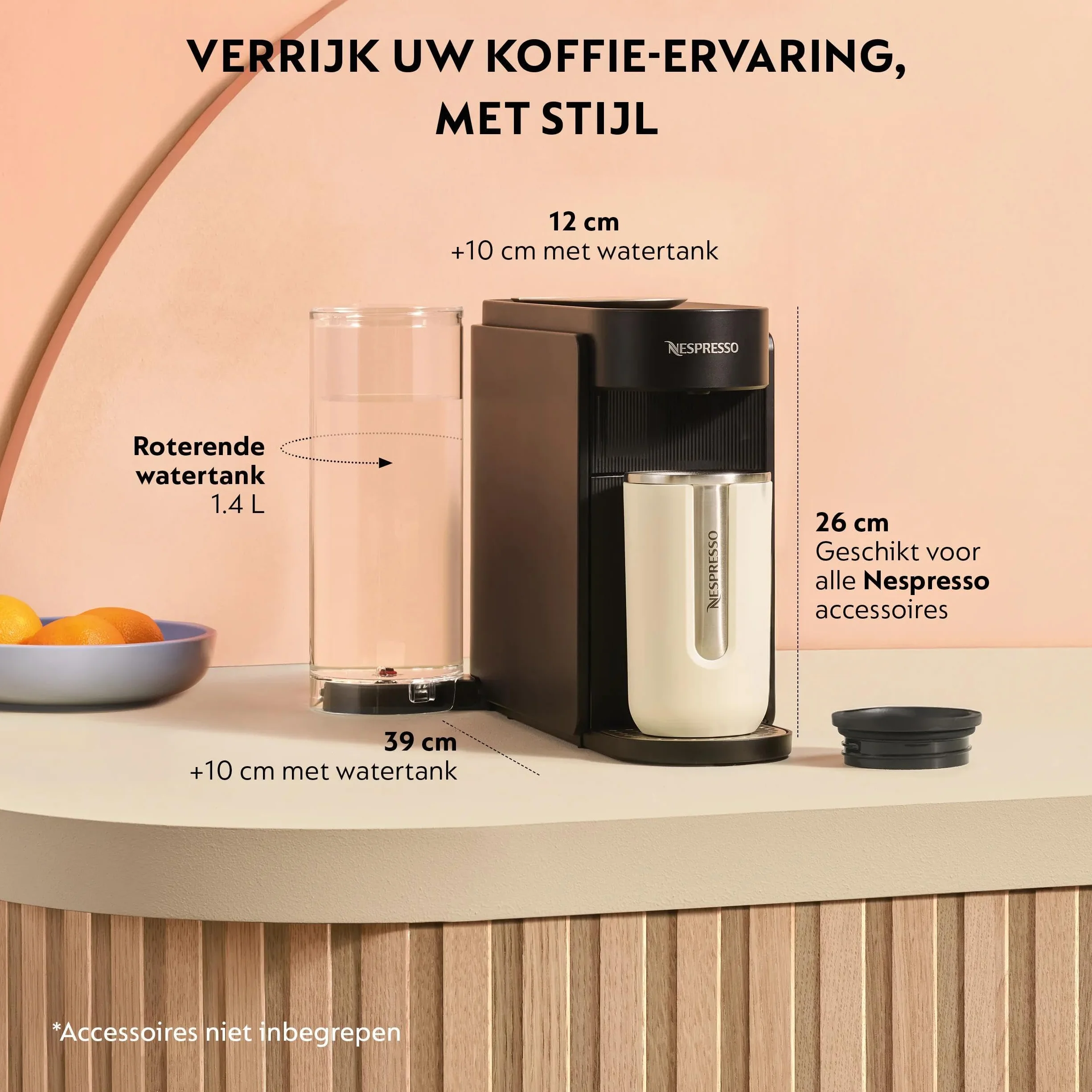 Nespresso Krups Vertuo Up XN9408K ekspres do kawy, czarny
