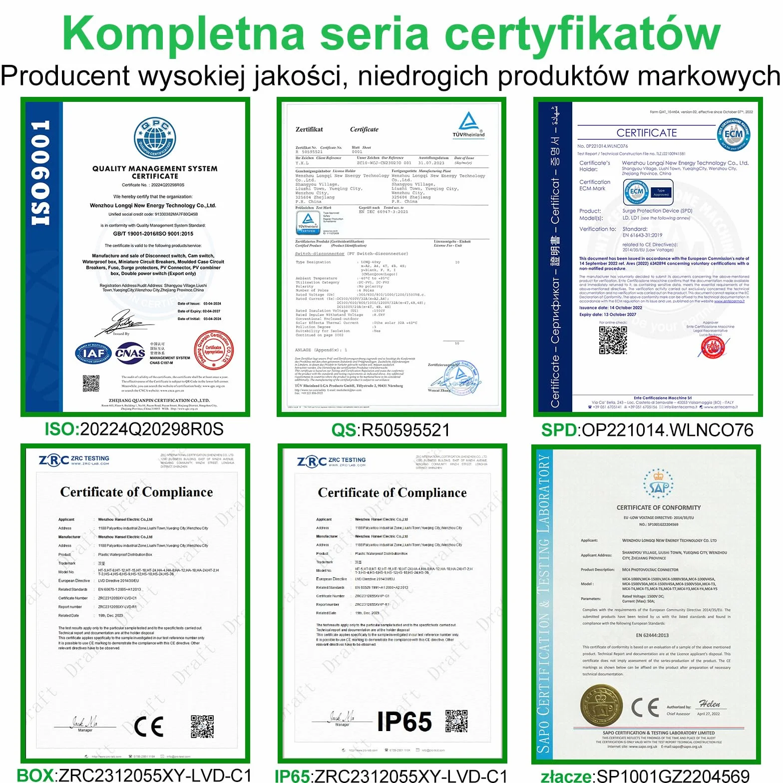 Solarna skrzynka przyłączeniowa PV DC1000 V, ochrona przed przepięciem, PV DC, 2 struny, 2 w 2 wyjścia, wodoszczelna obudowa do instalacji PV, kompletny zestaw