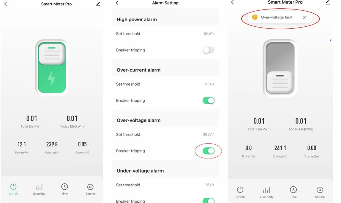 Przekaźnik ZIGBEE 63A TUYA SMART z pomiarem DIN zdalne sterowanie