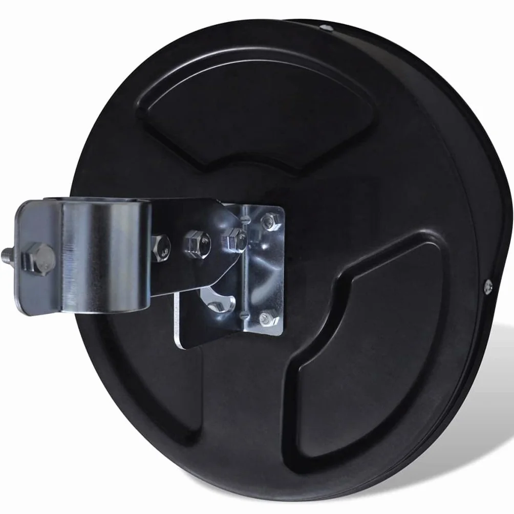 vidaXL Wypukłe lustro drogowe 30 cm czarne