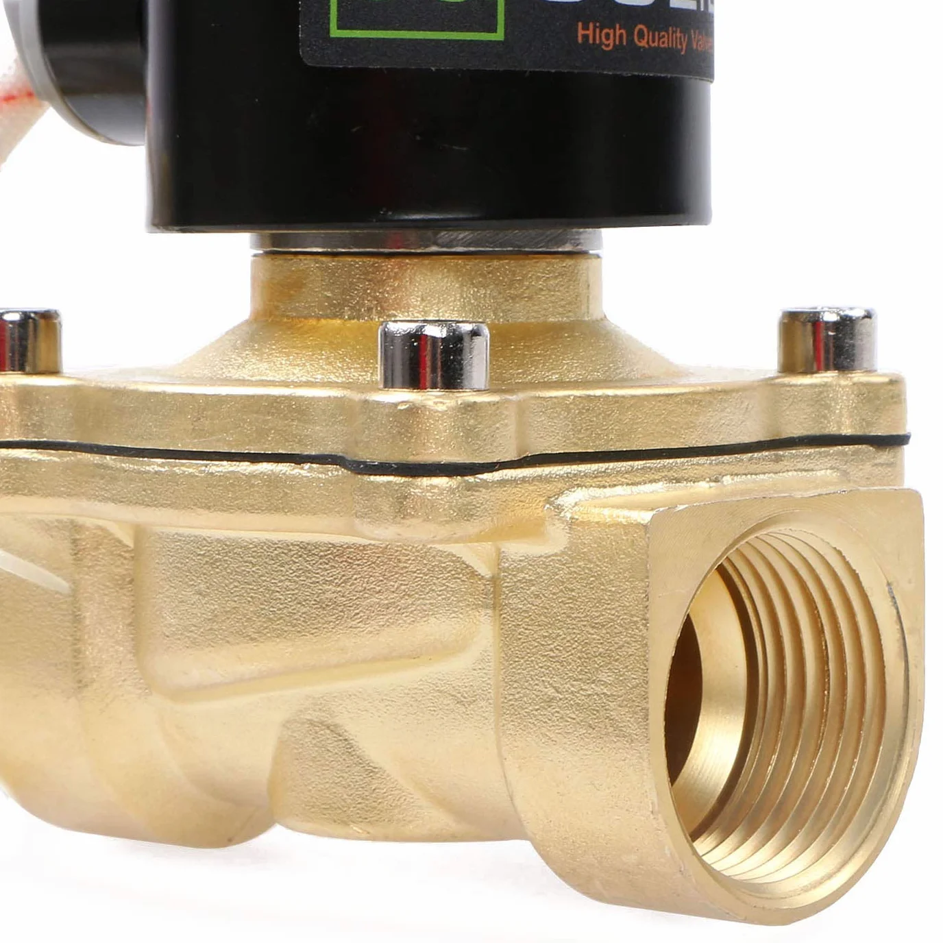 U.S. Solid Zawór elektromagnetyczny mosiężny 1" G 220 V AC normalnie zamknięty