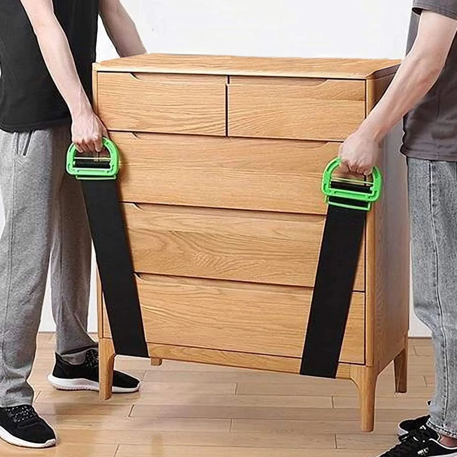 Zestaw 2 regulowanych pasów do podnoszenia, nośność 272 kg