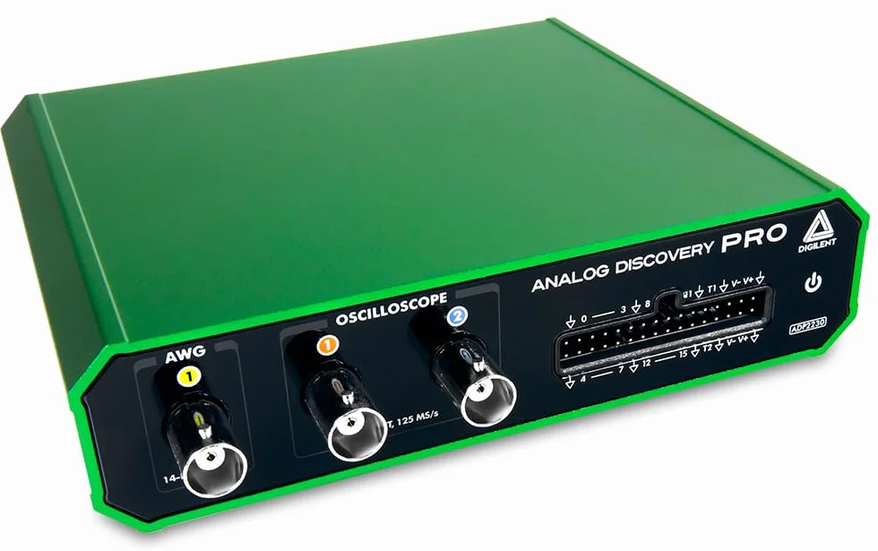 Analog Discovery Pro ADP2230: oscyloskop USB, generator funkcji, analizator logiki i zmienne zasilanie