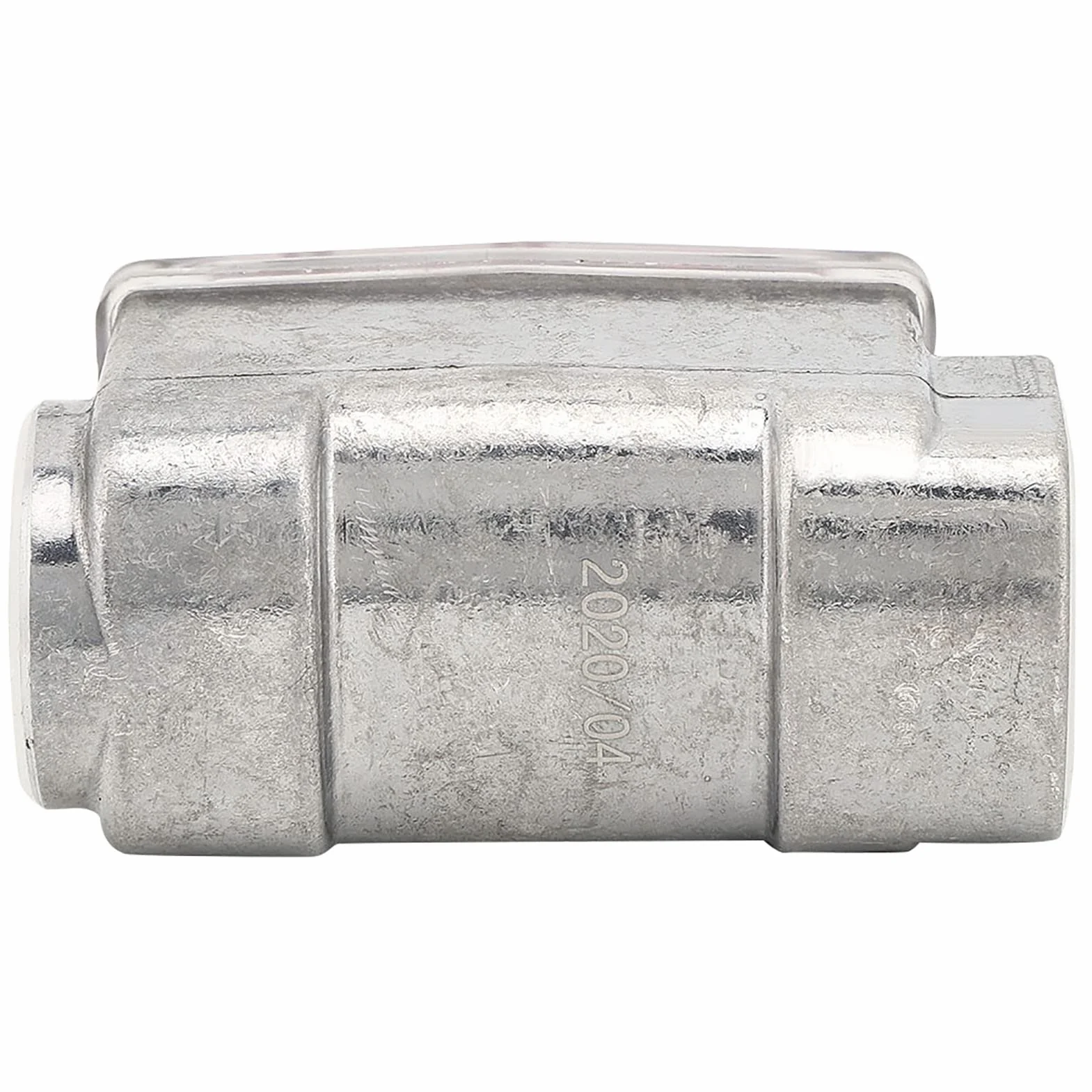 Mini Cyfrowy Przepływomierz Turbinowy Wyświetlacz LCD Miernik Przepływu Pompy do Pomiaru Benzyny Nafty Wysokoprężnej 15-120L 1 "NPT(Czerwony)