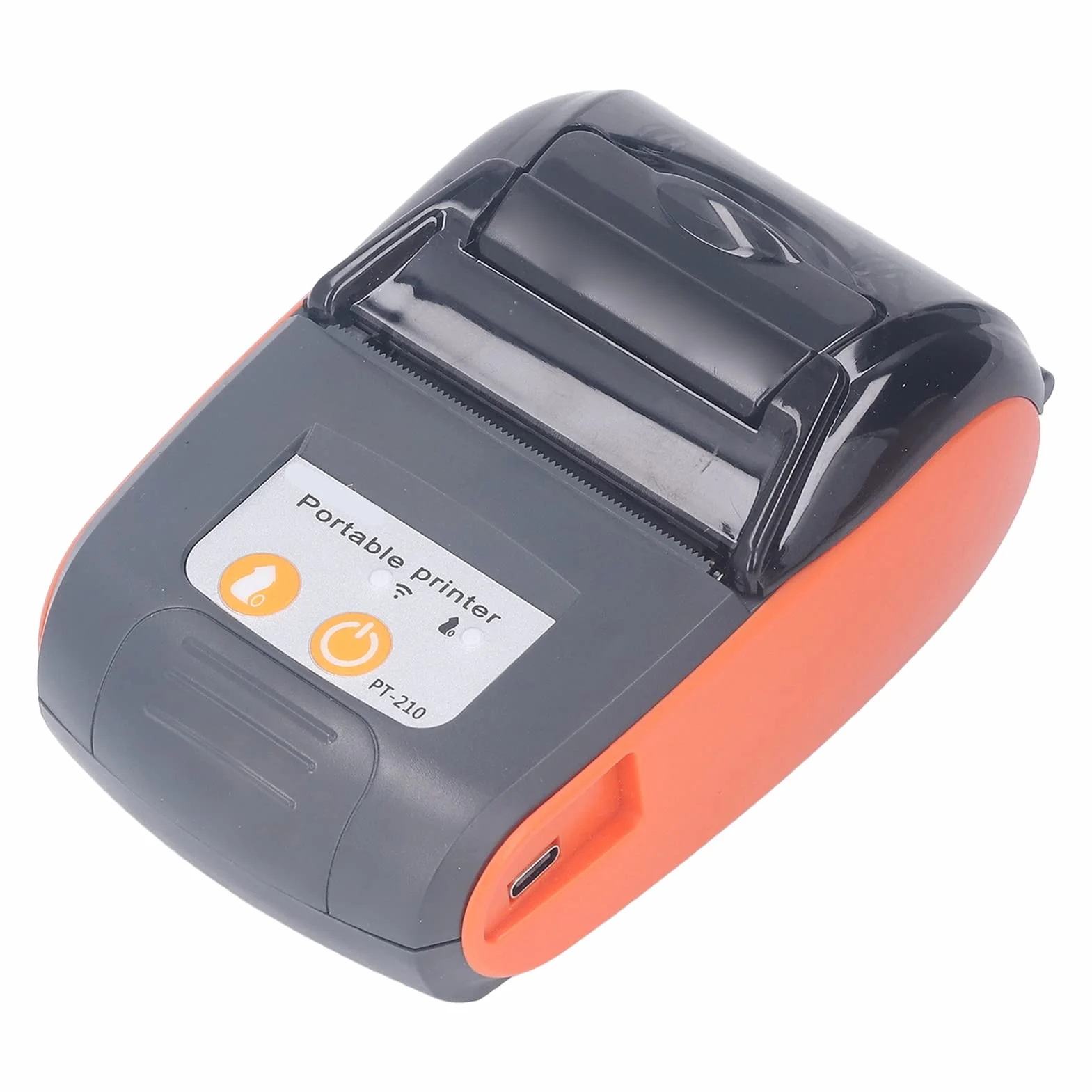 Ejoyous drukarka kalkulacyjna Bluetooth, 58 mm, bezprzewodowa drukarka termiczna, USB, paragony, drukarka etykiet, do sprzedaży detalicznej, restauracji, biura, kompatybilna z komputerem z systemem