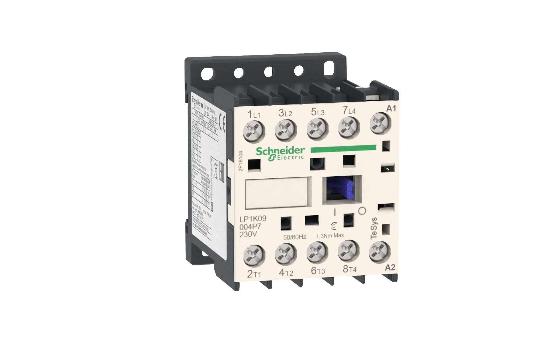 Schneider LC1K09004P7 stycznik mocowy 4P 20A AC1 230V 50/60Hz
