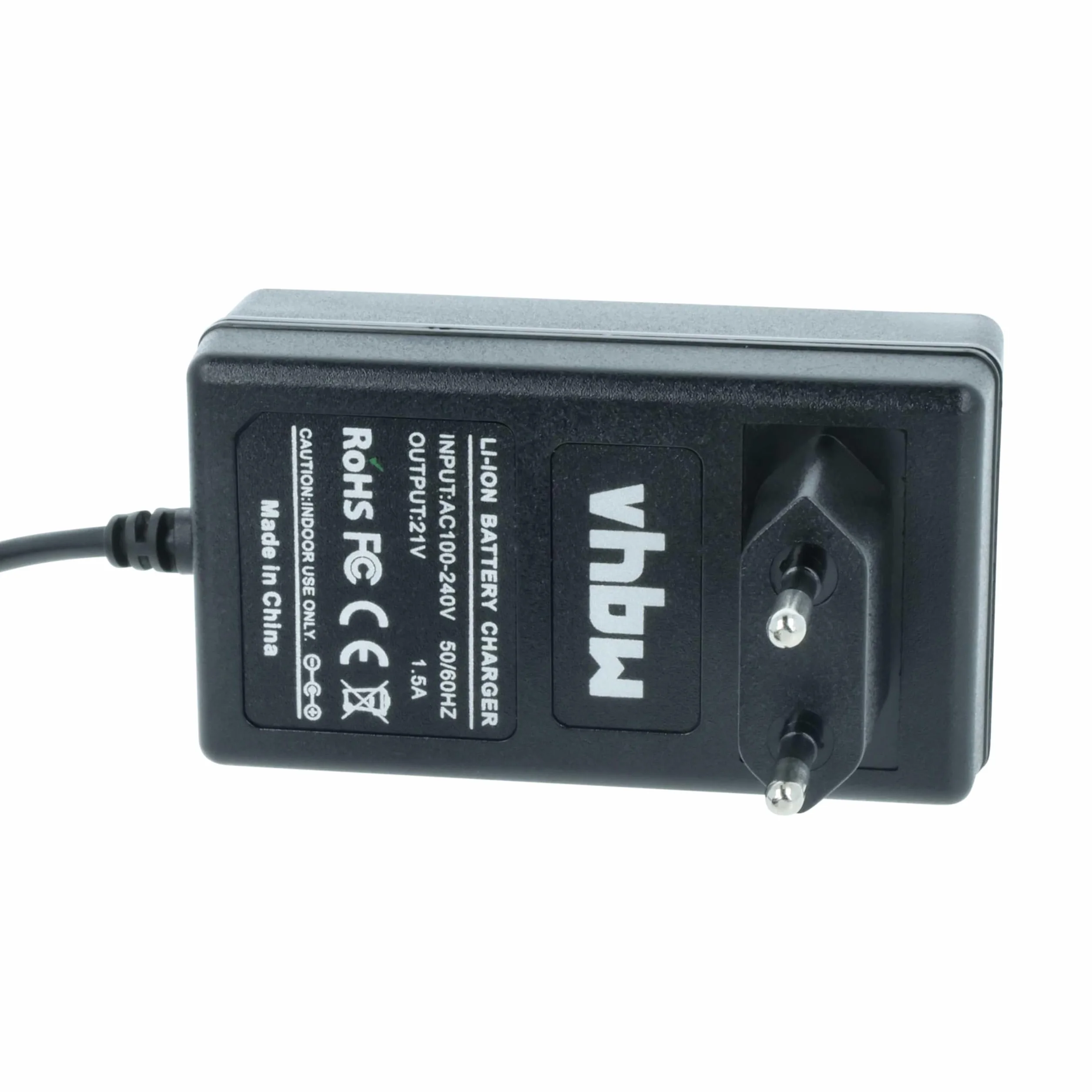 vhbw Ładowarka kompatybilna z Makita BO180DZ, BPB180, BPB180F, BPB180Z, BPJ140, BPJ180, BPT351, BPT351RFE Baterie narzędziowe Li-ION (18V)
