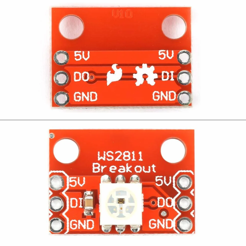 Ws2812 Breakout moduł płytka z niezależnym sterowaniem kolorami Ws2812 płytka do 5050 RGB LED