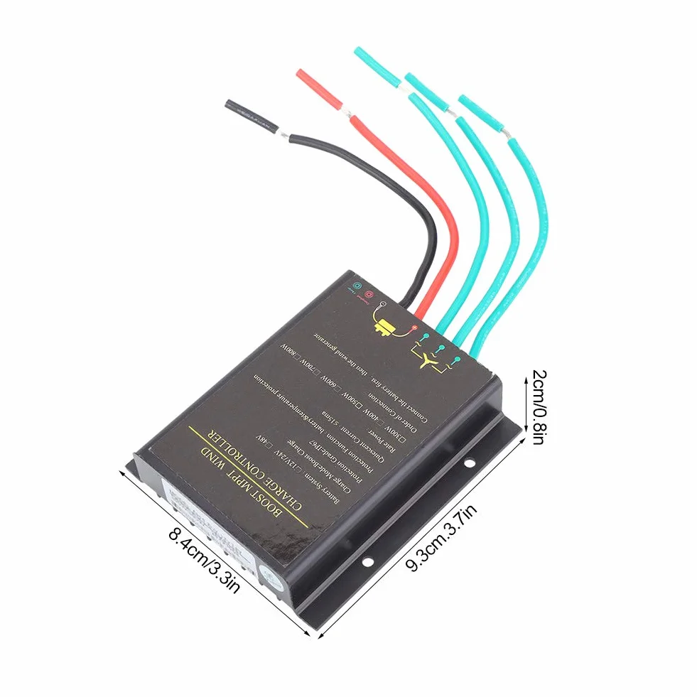 Regulator Generatora Wiatrowego 48V 800W MPPT Wodoodporny Kontroler Turbiny Wiatrowej