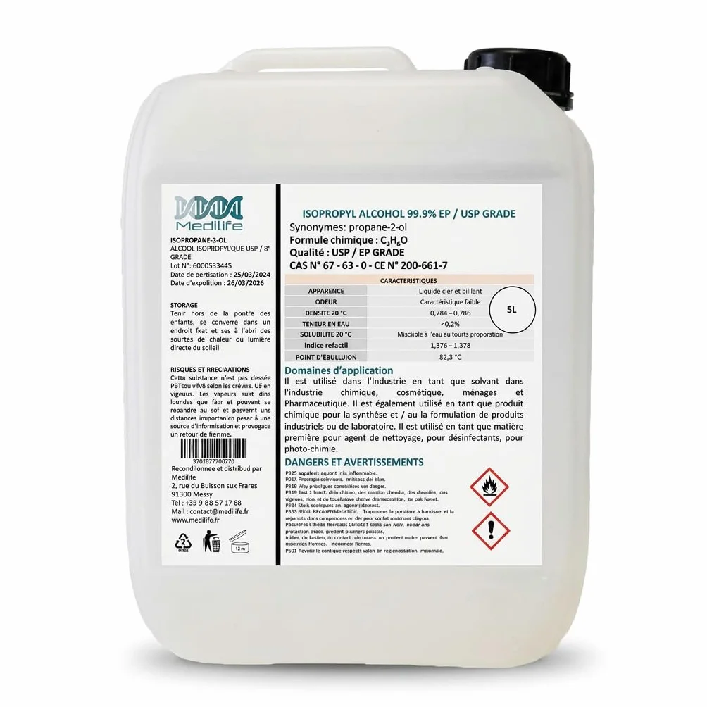 Alkohol izopropylowy 99,9% EP/USP 5L