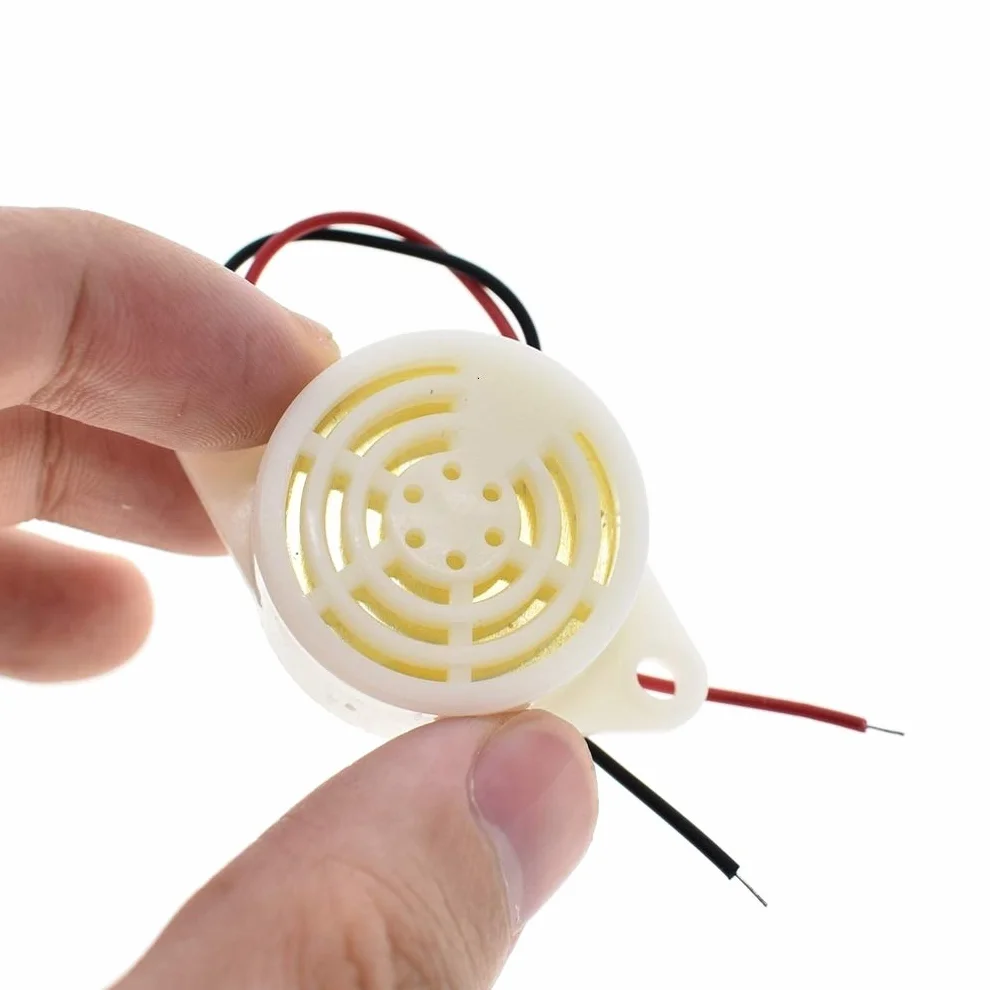 Hailege 5pcs 95DB Alarm Buzzer SFM-27 High-decibel 3-24V 12V Electronic Buzzer Beep Alarm Intermittent Continuous Beep for Arduino