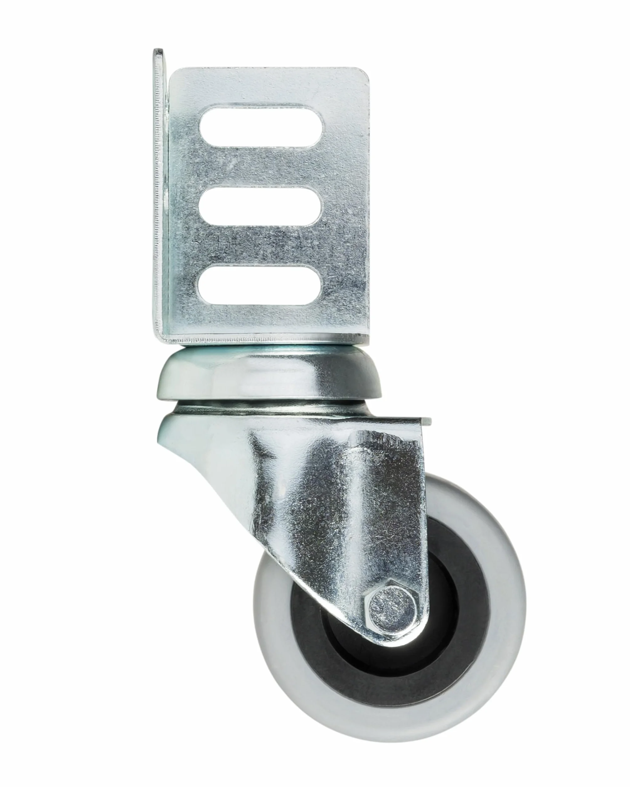 Dörner + Helmer Kółka skrętne z blachą kątową zestaw 4 sztuk 50 mm x 22 mm nośność 120 kg ocynkowane