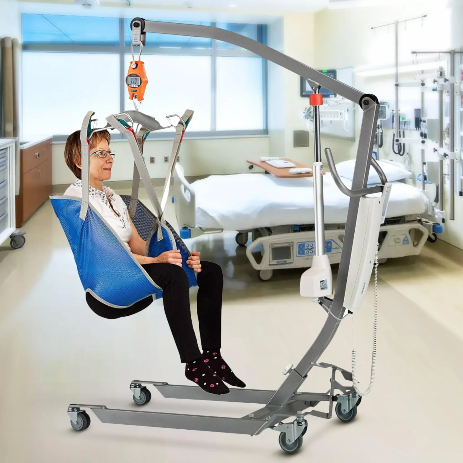 VEVOR Waga dźwigowa 0,15-300 kg cyfrowa wisząca LCD dokładność 0,05 kg