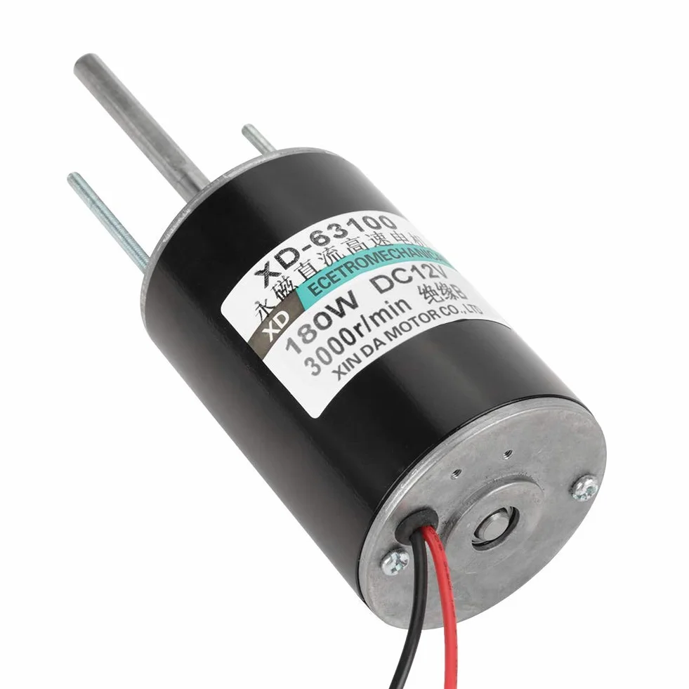 Silnik prądu stałego XD-63100 12/24 V 150 W duża prędkość CW/CCW do generatora DIY