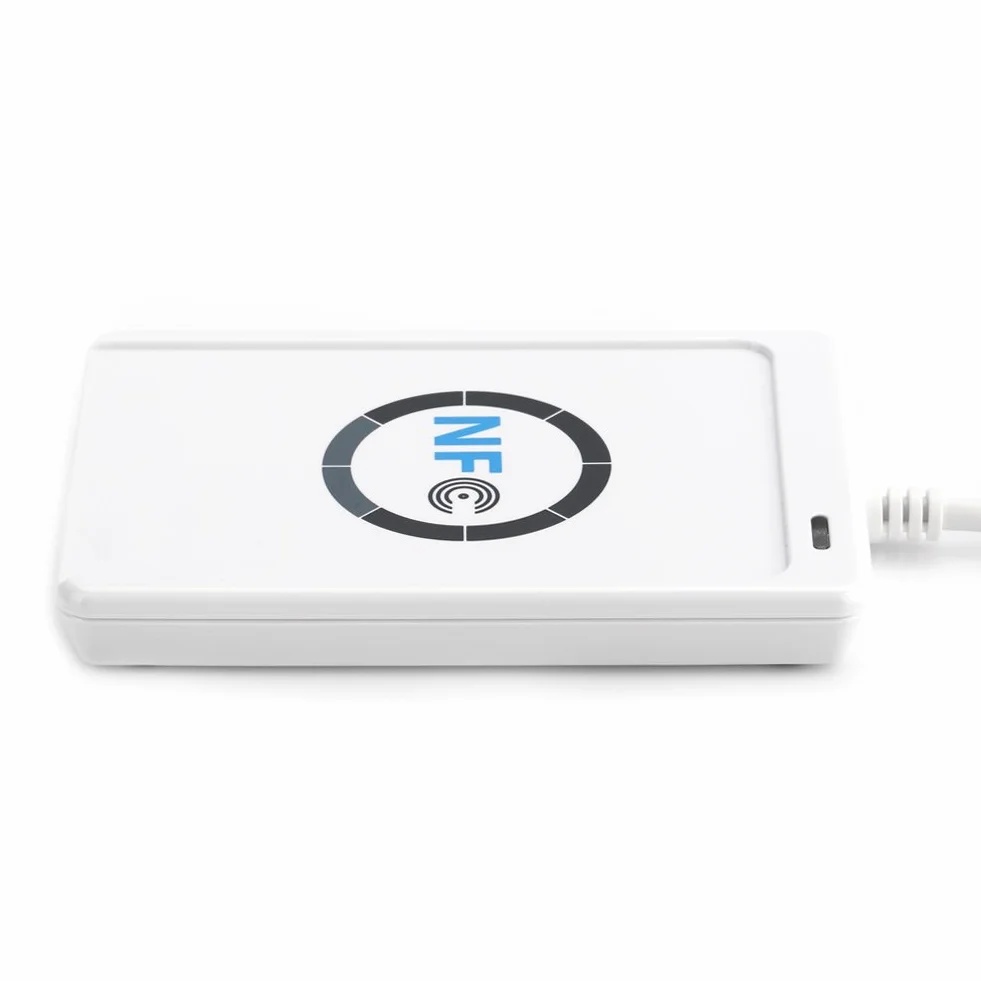 Bezkontaktowy Czytnik Czytników, Czytnik NFC RFID Writer ACR122U ISO 14443A B Darmowe Oprogramowanie w Kolorze Białym