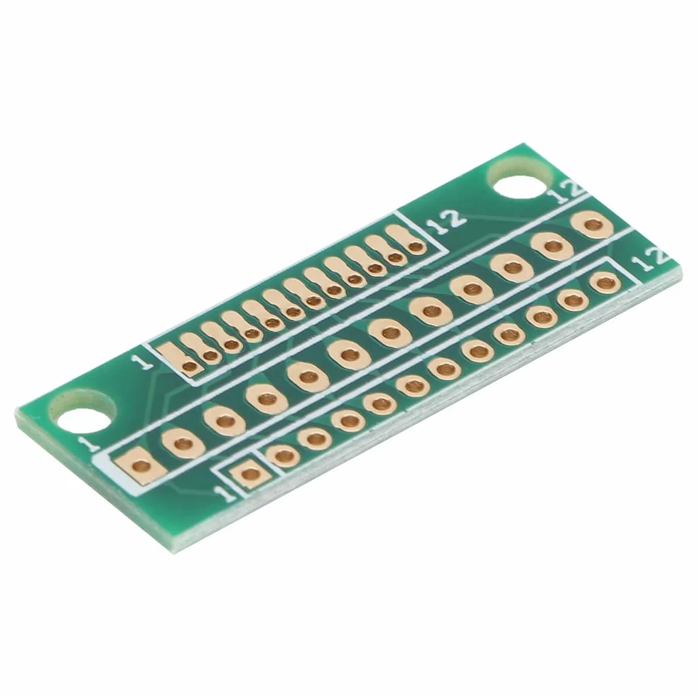 Płyta adaptera 10 szt. 1,27 mm 2,0 mm 2,54 mm 12 pin 3 rzędy 36 otworów adapter płytka do modułów bezprzewodowych