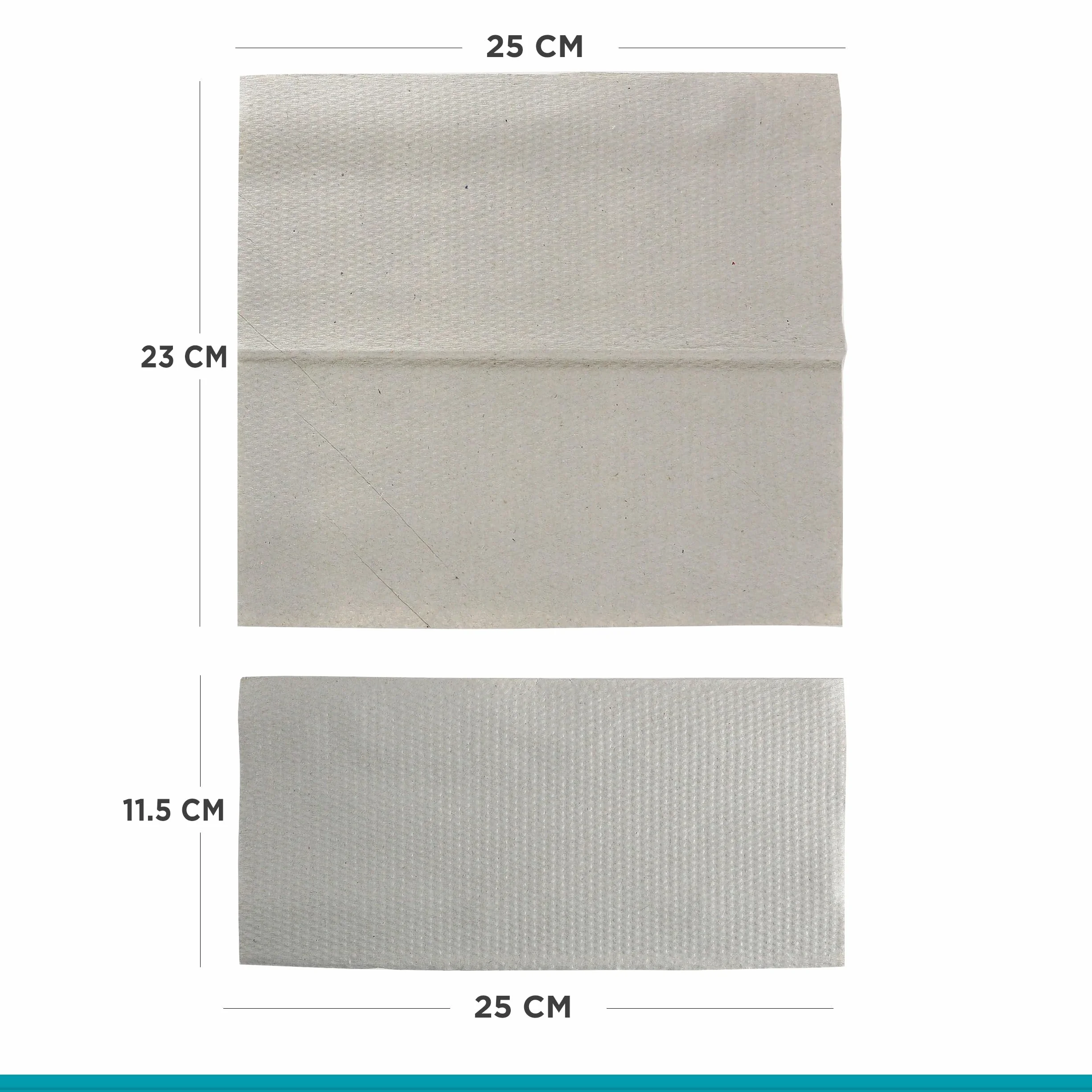 Inoverse 5000 arkuszy ręczników papierowych – 25 x 23 cm składane – szare, składane ręczniki papierowe, ręczniki papierowe do dozowników, ręczniki jednorazowe, papier na ręczniki (20 szt. x 250