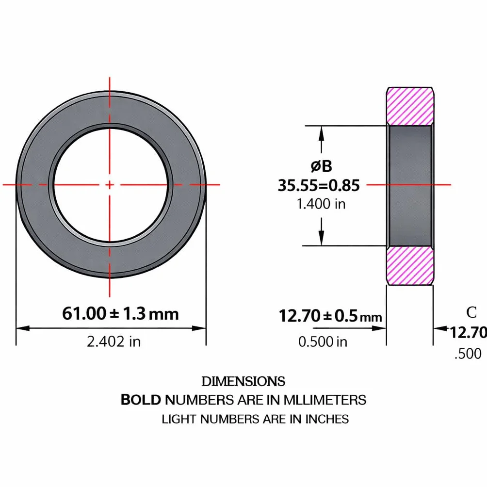 Ferrite Toroid Core FT240-43
