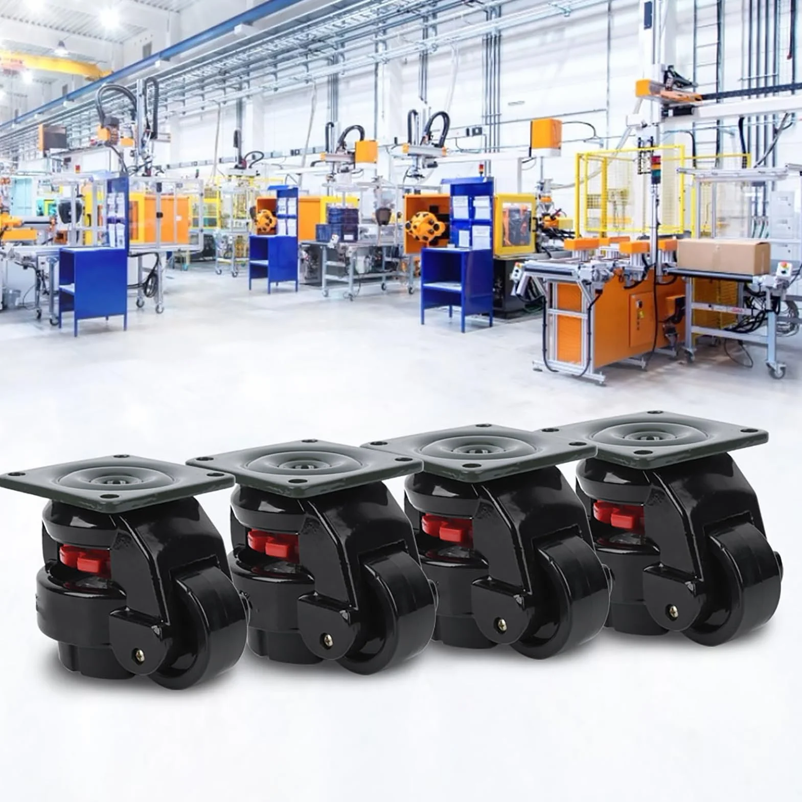 Zestaw kołowy skrętny GD-60F 4-częściowy system poziomowania przemysłowy