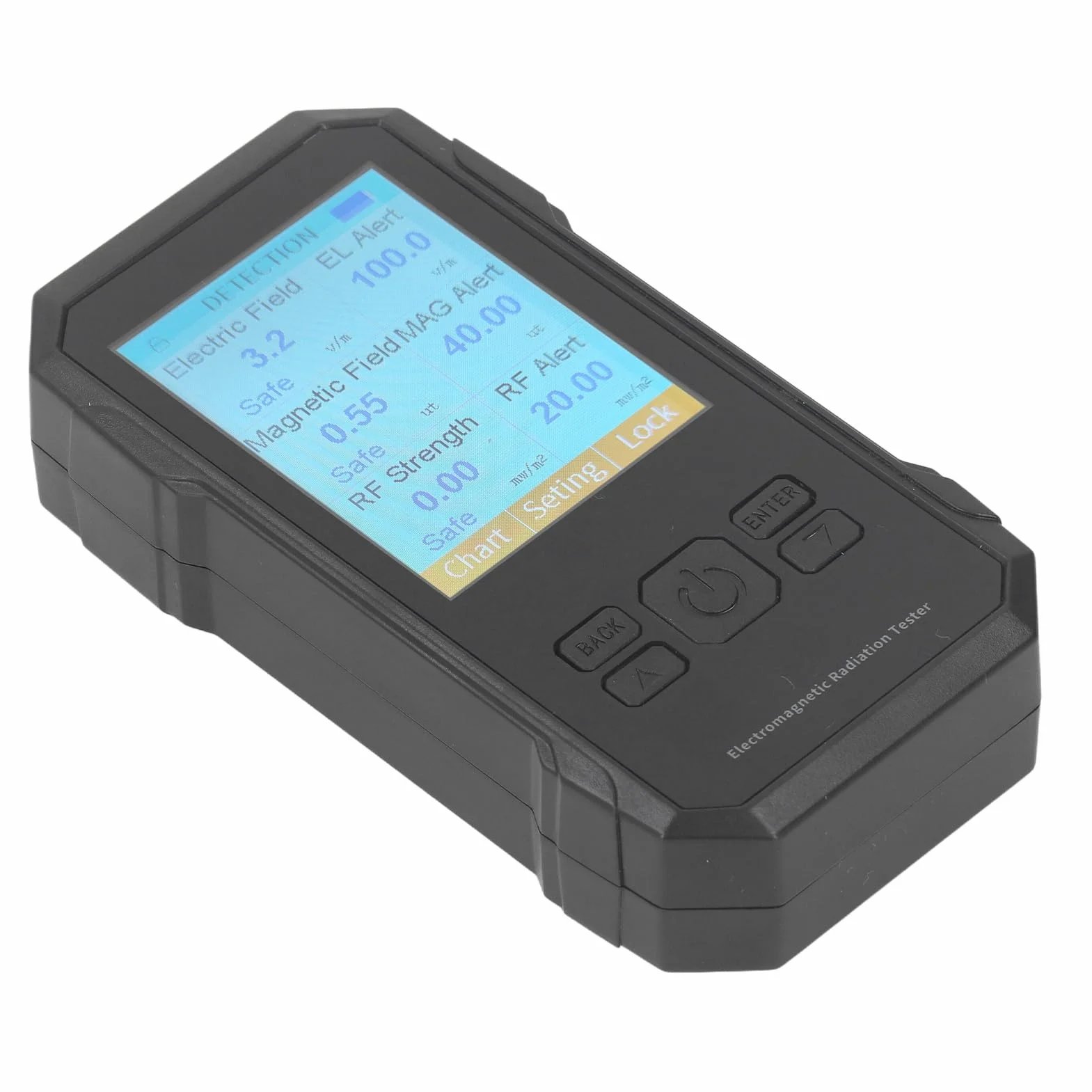 Miernik EMF GQ 3 w 1 z detekcją 5G, Rejestratorem Danych i Analizatorem Widma (BLACK)