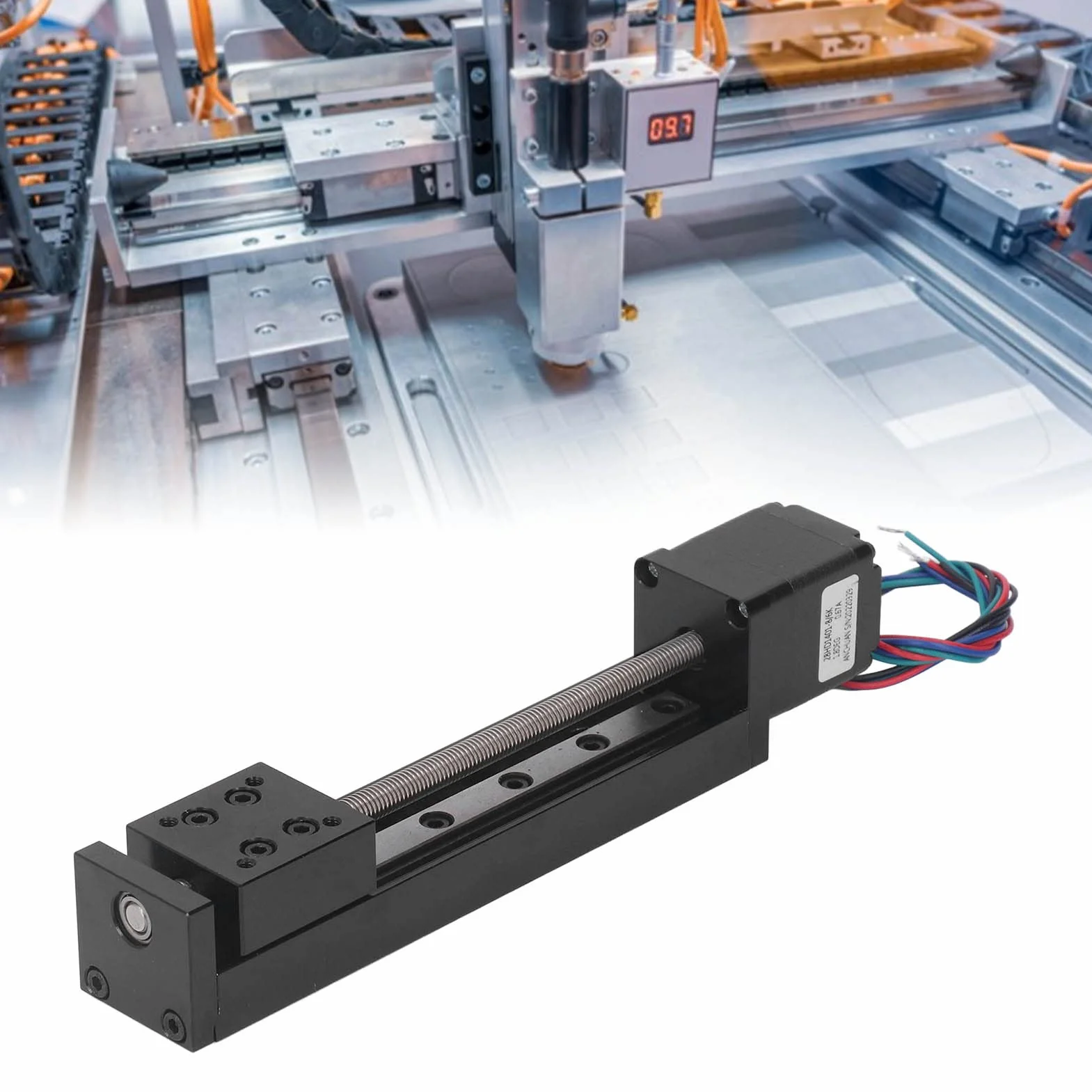Liniowy Etap Slajdów, Liniowy stół Przesuwny 100mm Skok Liniowy stół X Y Z Osie do Drukarki 3D DIY Części Routera CNC
