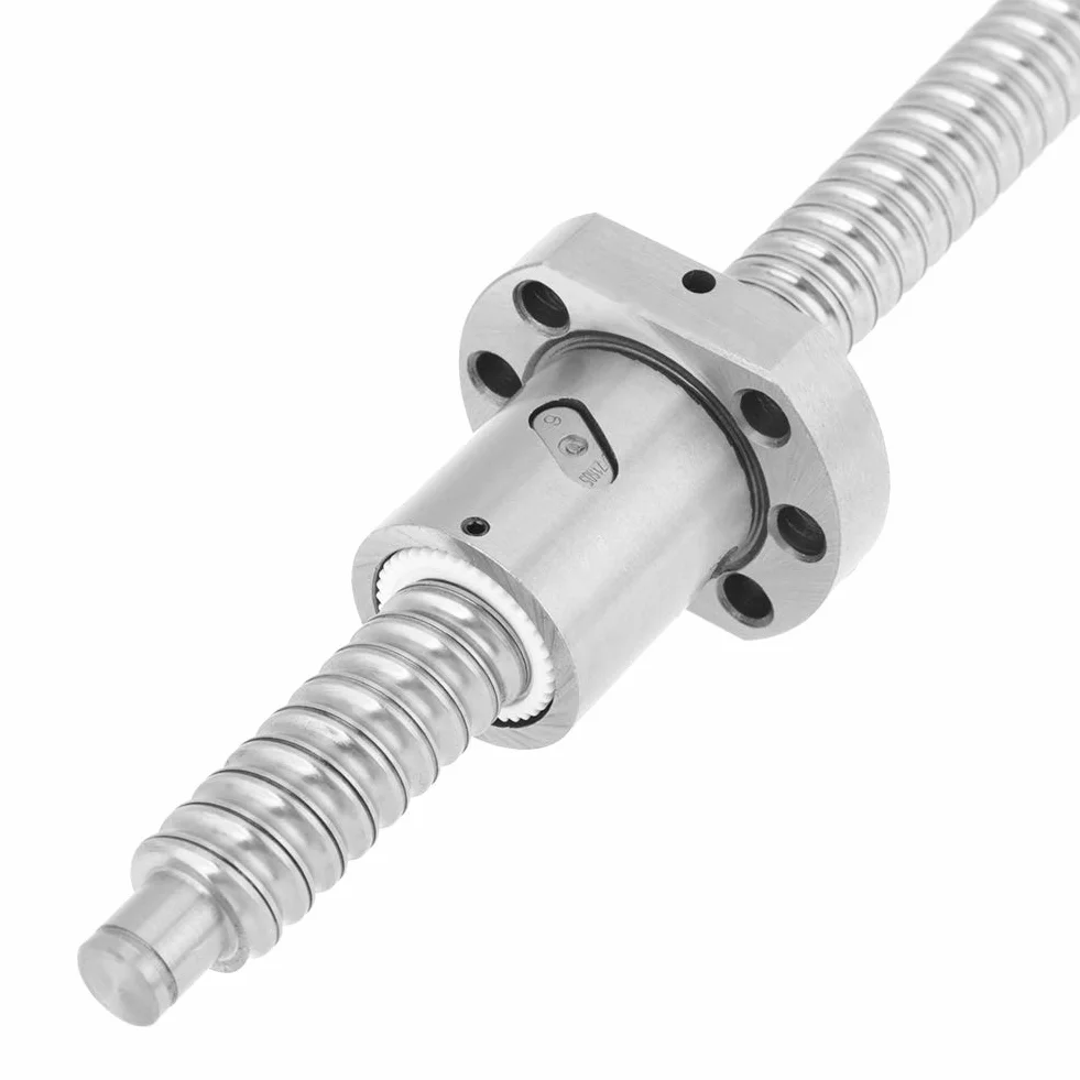 Kugelumlaufspindel, SFU1605 300mm Gewindespindel Kein Stick Slip Effekt Wenige Erwärmung Reduzierte Antriebsleistung Gesamtlänge 300mm Schraubendurchmesser 16mm