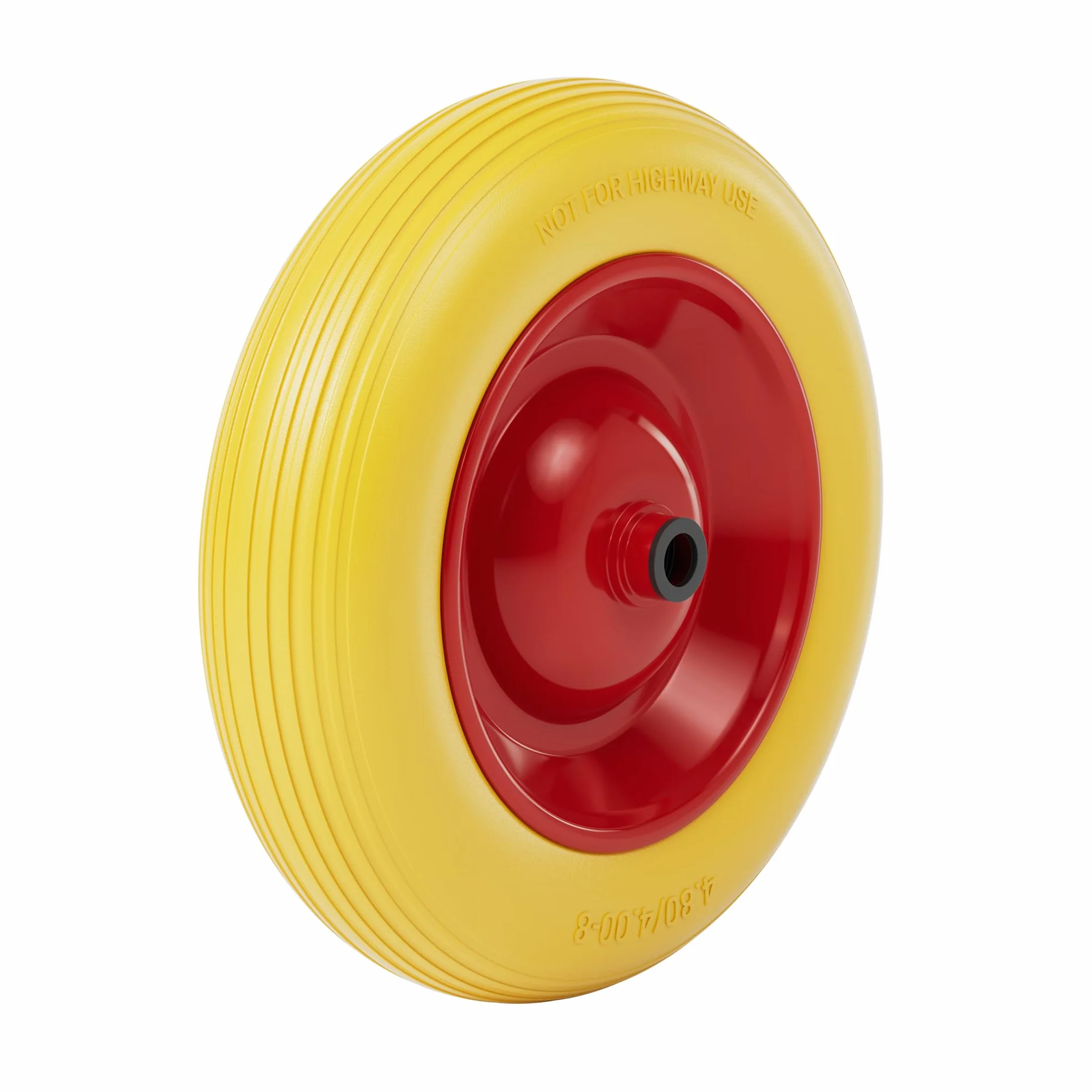 Wiltec Koło do taczki PU 4.8/4.00-8 180 kg 92 x 392 mm poliuretanowe