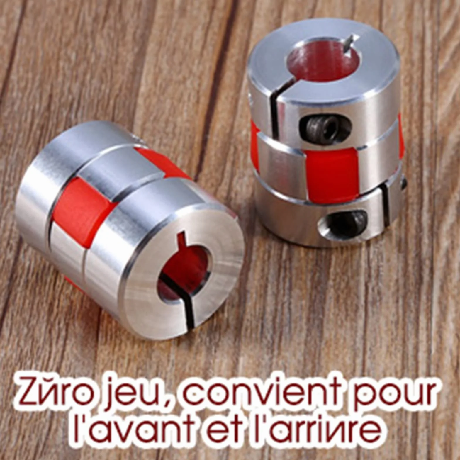 Łącznik Wału 8 Mm X 10 Mm Elastyczne Sprzęgło Wału śliwkowego Złącze Enkodera Silnika Krokowego CNC.