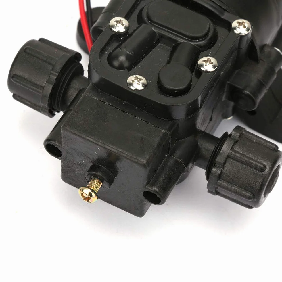 Pompa Membranowa Samozasysająca 70 W 6 L/min Elektryczna Pompa Wodna z Gwintem Dwustronnym
