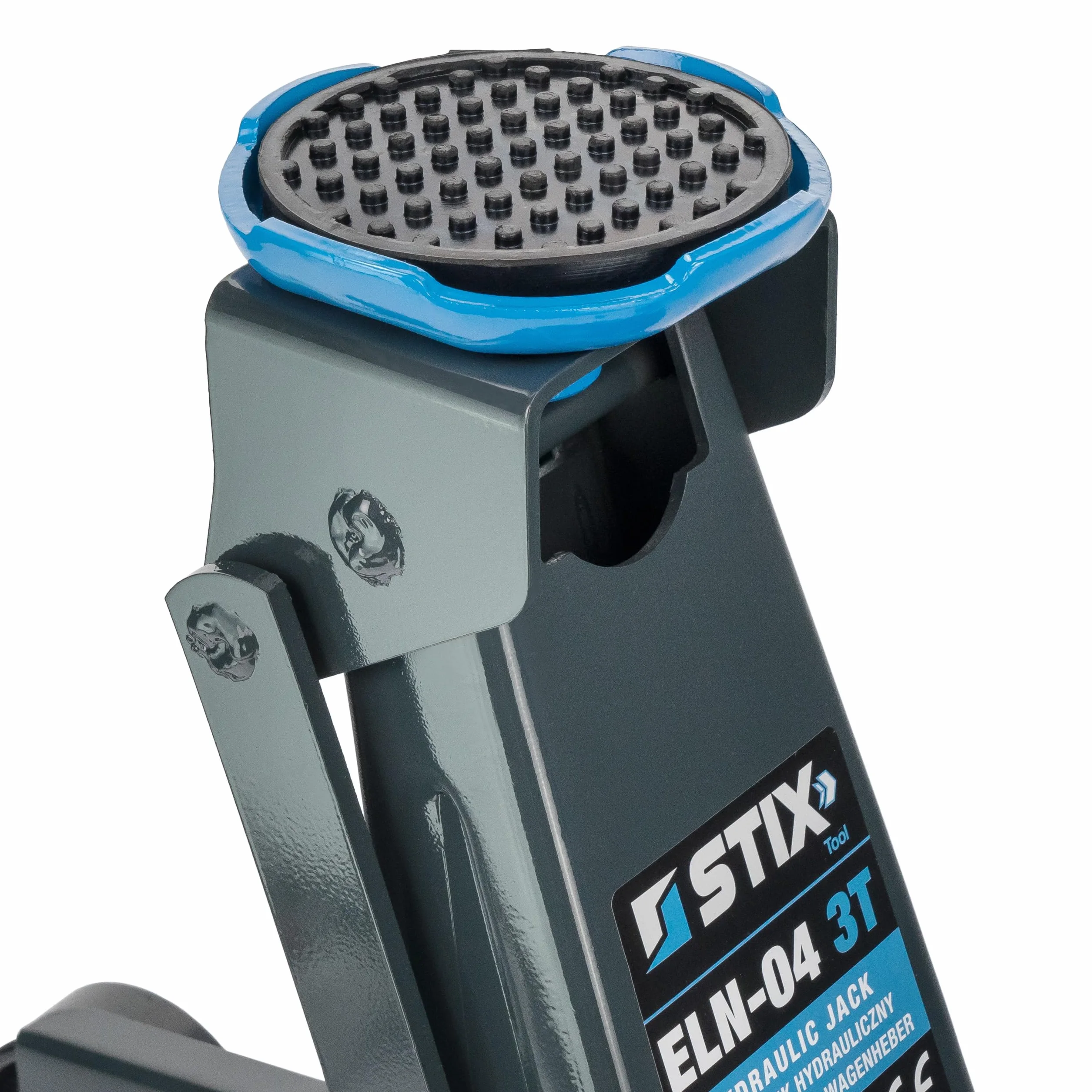 STIX ELN-04 hydrauliczny podnośnik samochodowy 3T 140-460 mm stalowy podwójna dźwignia 94 cm