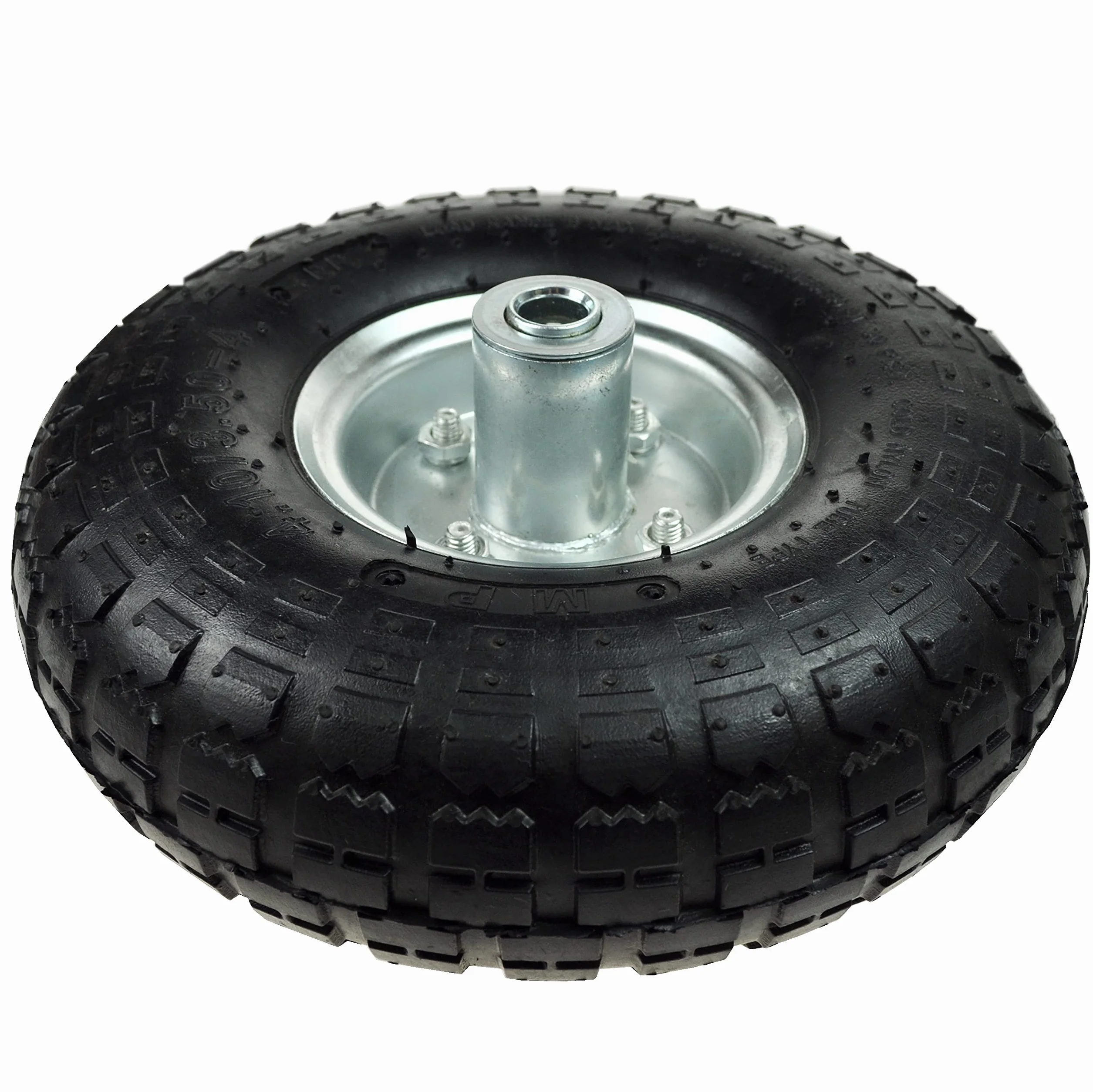 Koło do wózka transportowego 4.10/3.5-4 do taczki, koła do wózka transportowego, koło pneumatyczne - 1 piasta