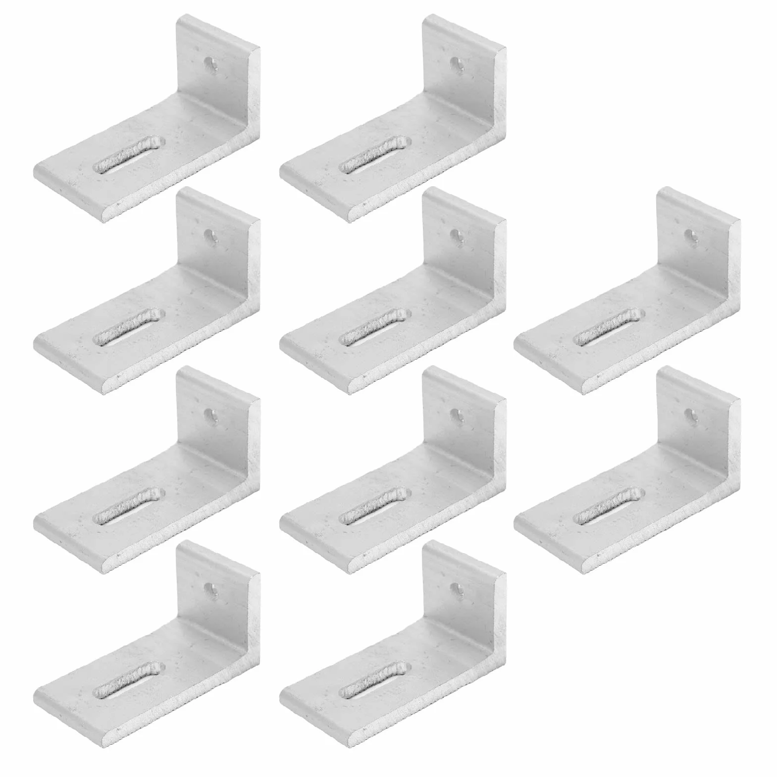 Mocowanie Słoneczne L Foot 10PCS do Panelu Fotowoltaicznego Aluminiowe Wsporniki Dachowe