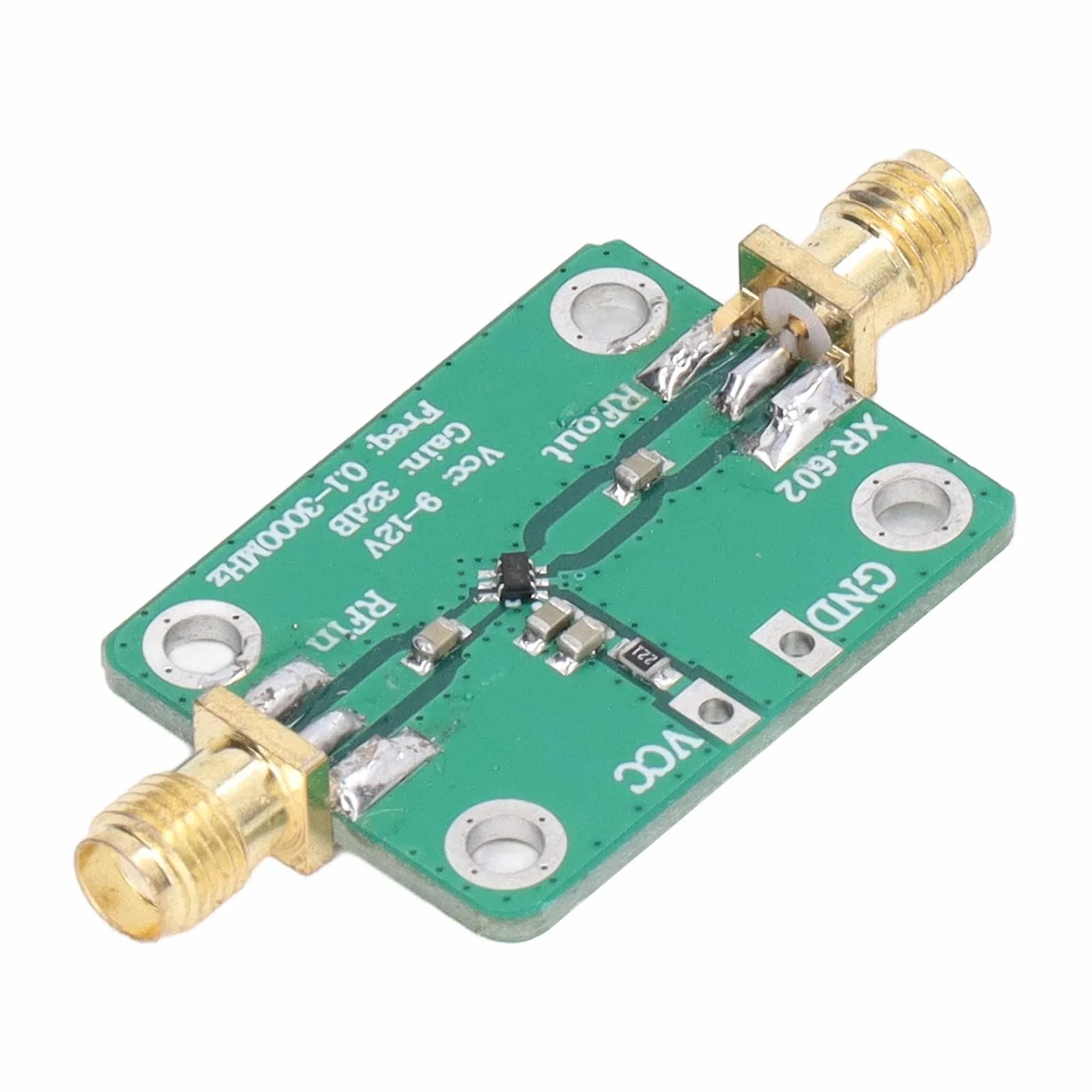 Moduł Wzmacniacza RF Szerokopasmowy moduł Wzmacniacza RF Wzmacniacz RF Wzmacniacz Szerokopasmowy RF 32dB o Wysokim Wzmocnieniu i Niskim Poziomie Hałasu Wzmacniacz LNA