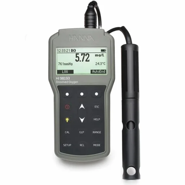 Hanna Instruments HI-98193 Profesjonalny wodoodporny miernik tlenu rozpuszczonego i BOD