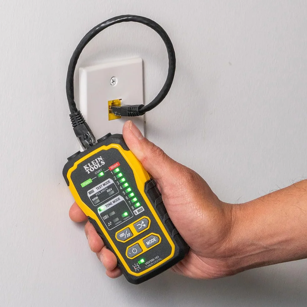 Klein Tools VDV500-920 generator tonów i sonda do kabli Ethernet RJ45 RJ11 RJ12