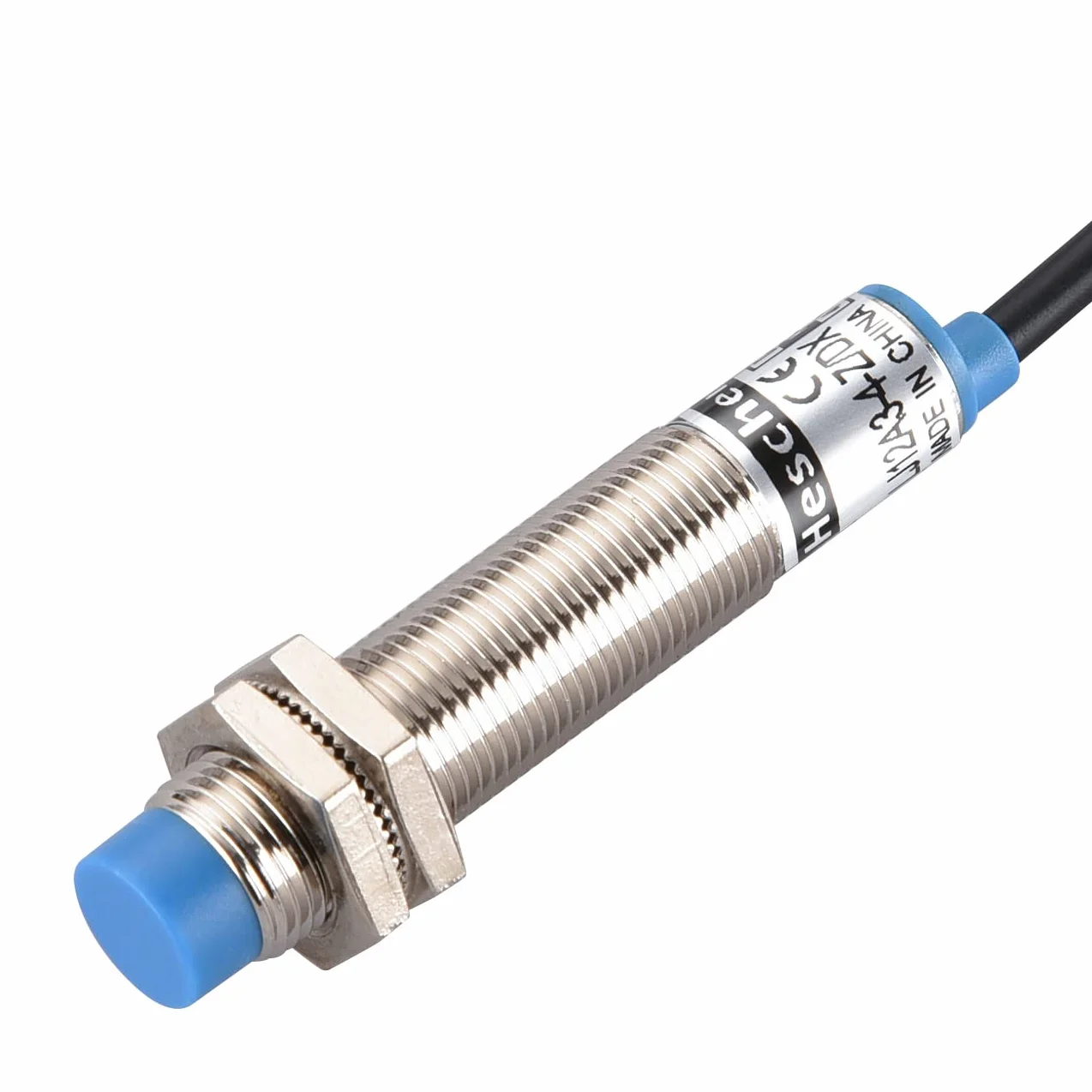 Heschen Indukcyjny przełącznik czujnika zbliżeniowego LJ12A3-4-Z/DX detektor 4 mm 6-36 VDC 200 mA NPN normalnie zamknięty (NC) 2 przewody