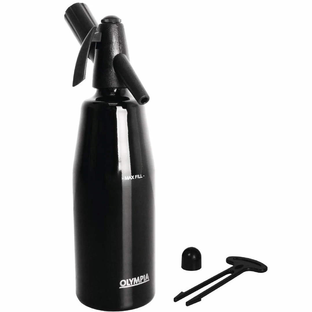 Olympia Syfon sodowy czarny 1 l