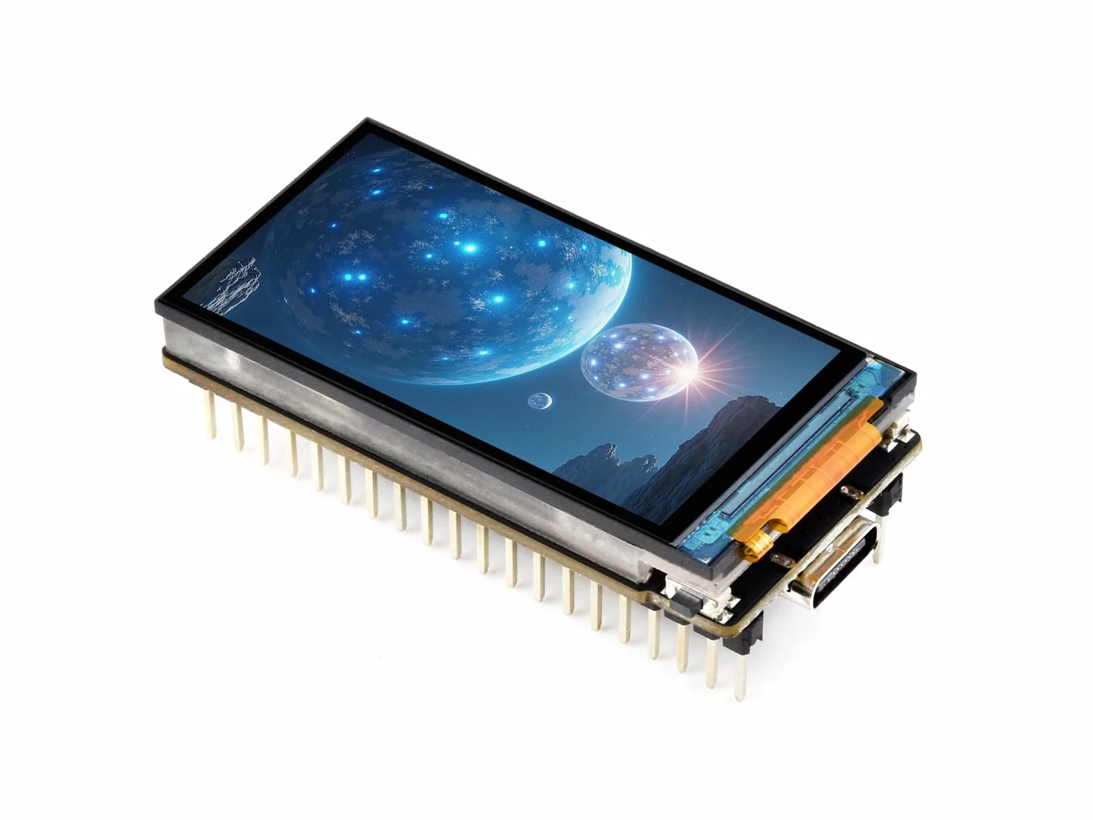 Waveshare ESP32-S3 Display 1.9inch LCD Screen, 170x320 262K Colors Development Board, 240MHz LX7 Dual-Core Support 2.4GHz Wi-Fi & BLE 5, Type-C & PICO Pins Interfaces 90° Hardware Rotation, No Touch