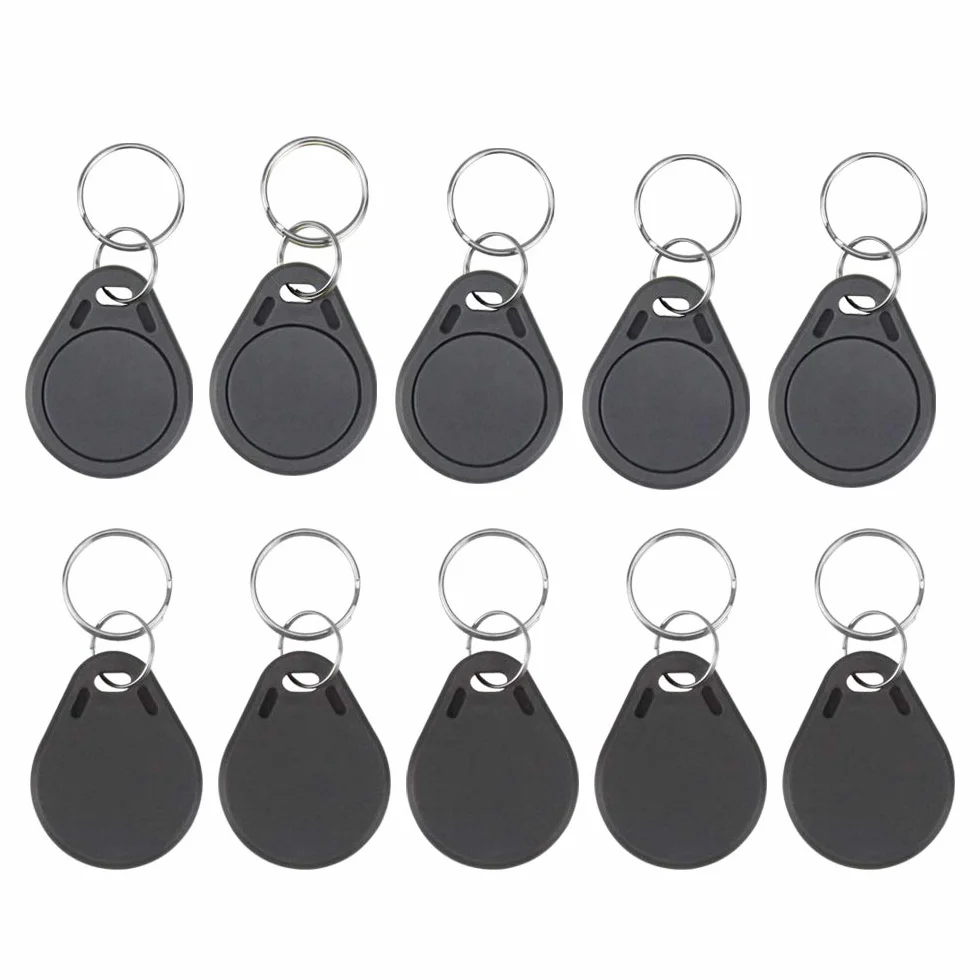 HFeng 13,56 MHz RFID Breloki zbliżeniowe MF 1 k Smart IC Keycard NFC Token szary