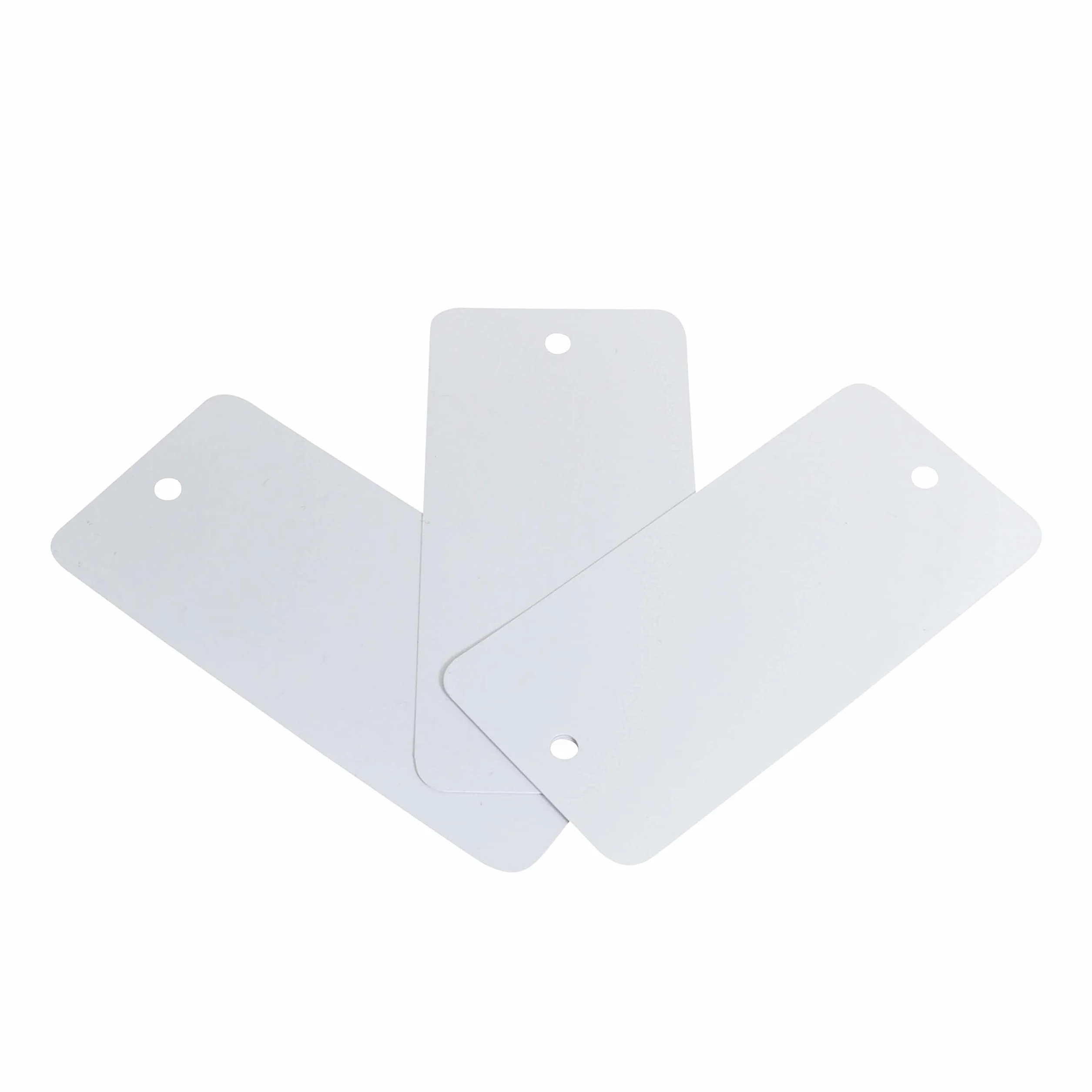 Zawieszki z tworzywa sztucznego 55 x 115 mm 1000 sztuk etykiety do zawieszania