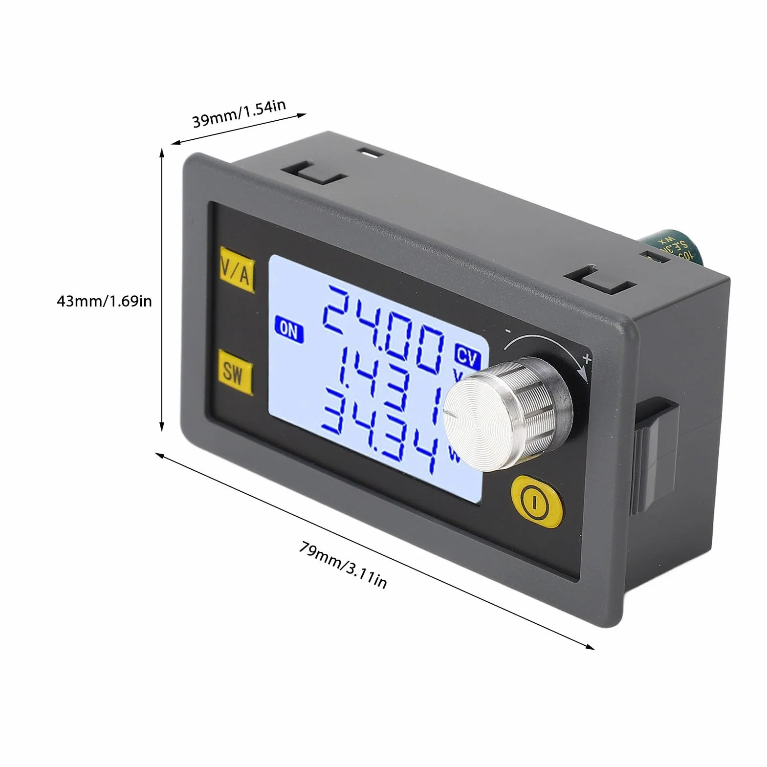 FLEXMAN Przetwornica napięcia stałego na DC, zasilacz regulowany 0~5,0A 0,6~30V 80W DC, regulator zmiennego napięcia Regulowana moduł zasilacza laboratoryjnego