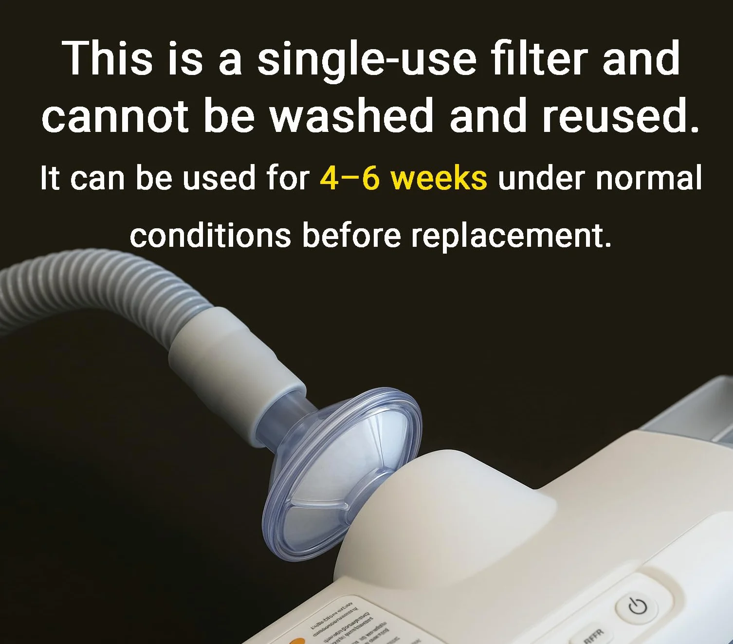 Aveen Zestaw 8 filtrów CPAP – uniwersalne dopasowanie do urządzeń CPAP i BiPAP